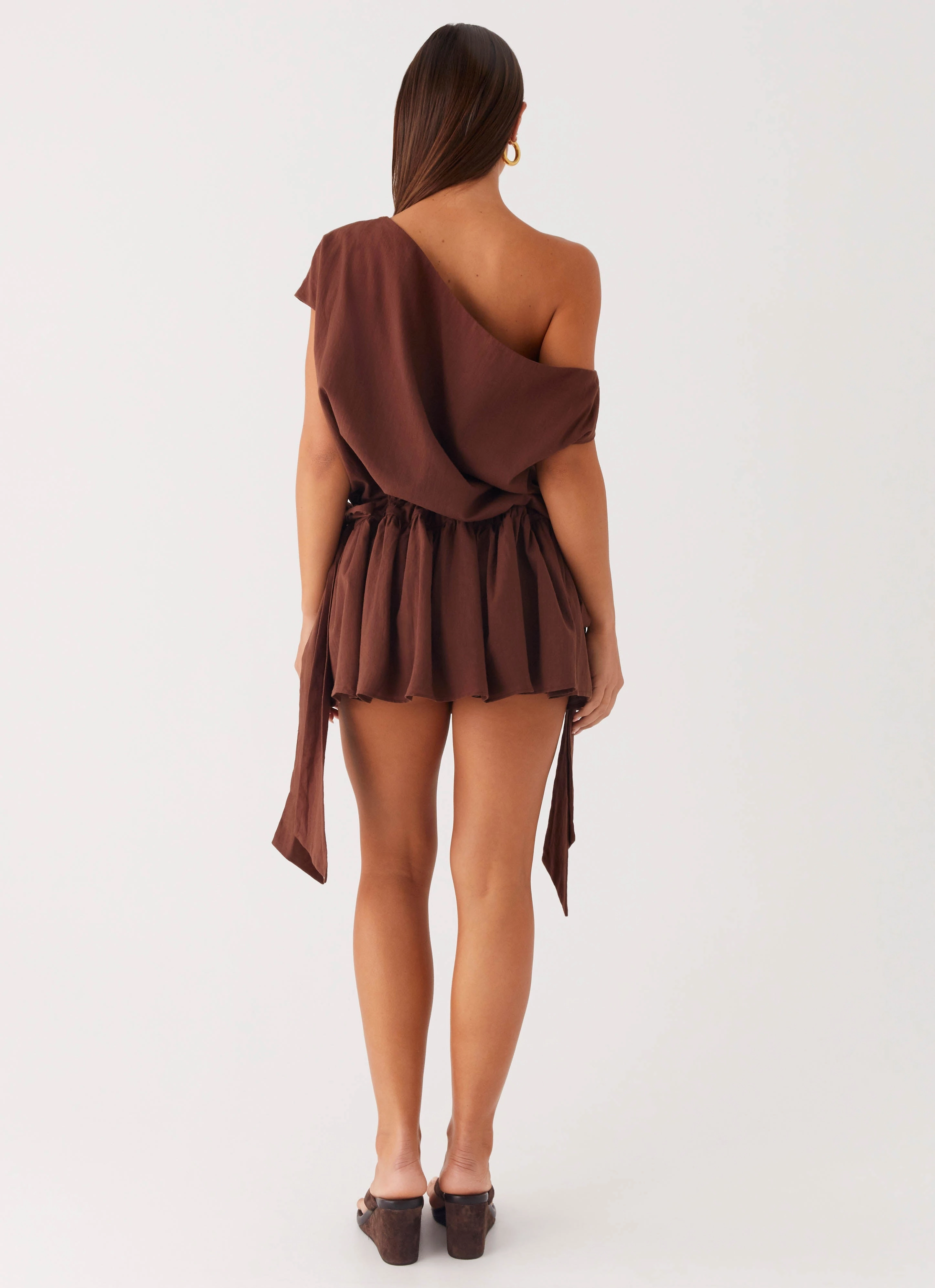Ettie Mini Dress - Chocolate