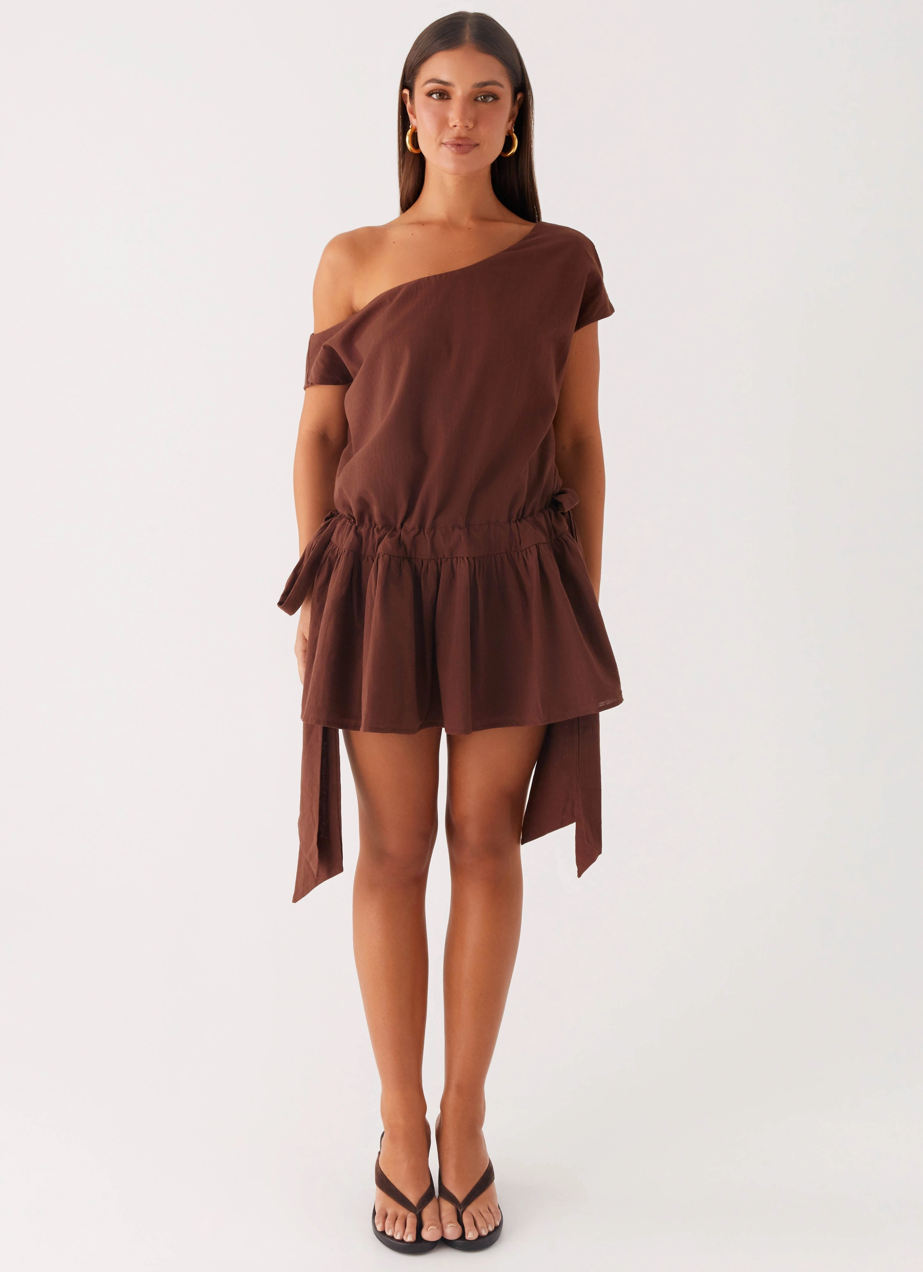 Ettie Mini Dress - Chocolate