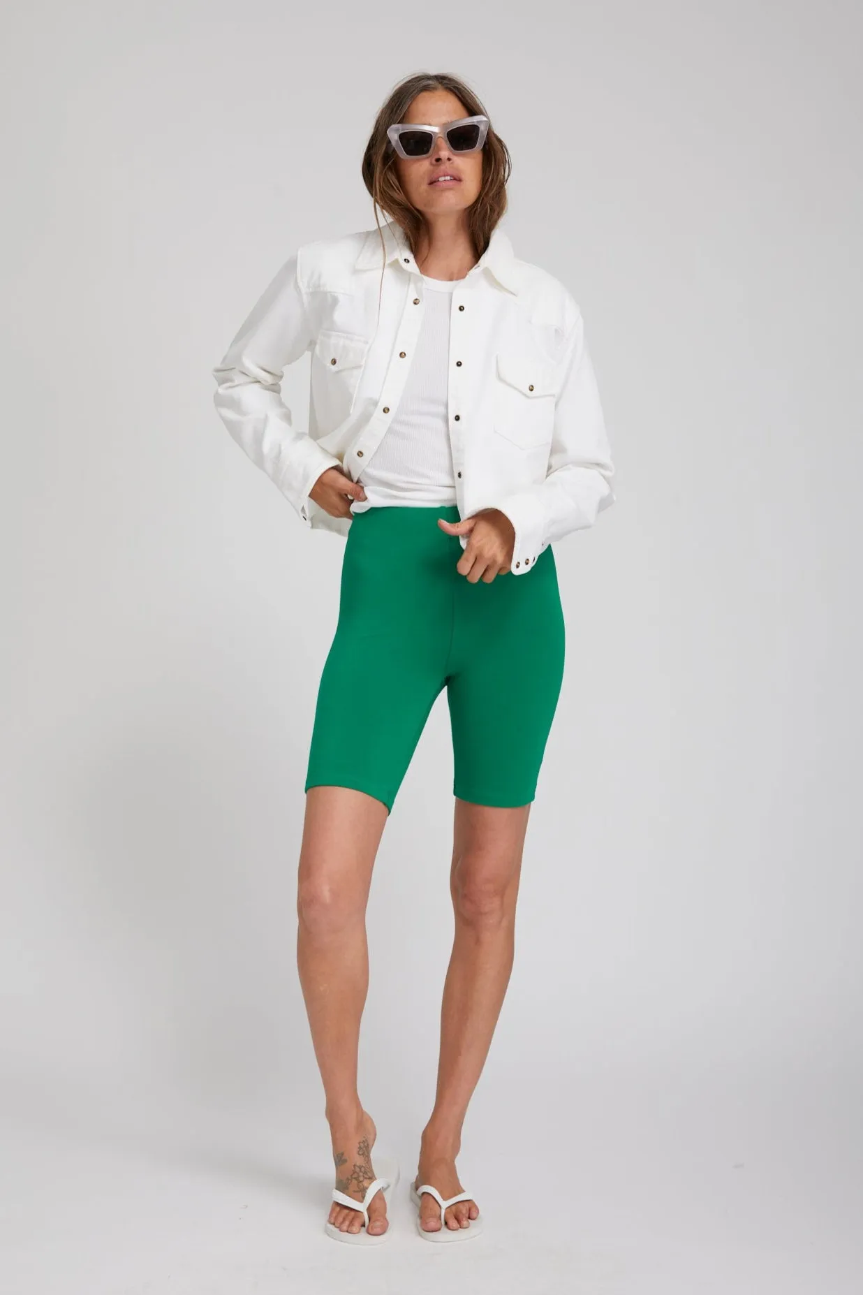 Evergreen City Biker Shorts Easy Care Material Casual Wear