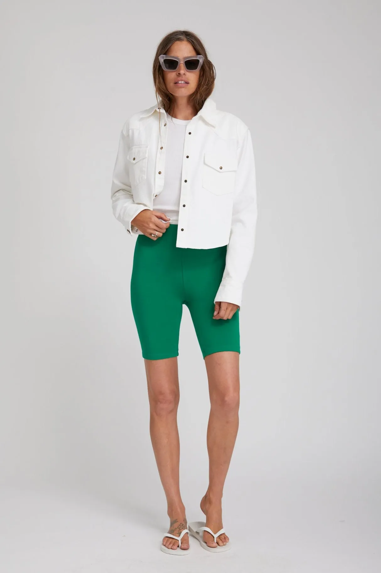Evergreen City Biker Shorts Balanced Fit Relaxed Look
