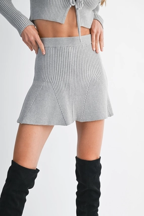 EVERLY FLARED MINI SKIRT Fashion Mood Basic Layers