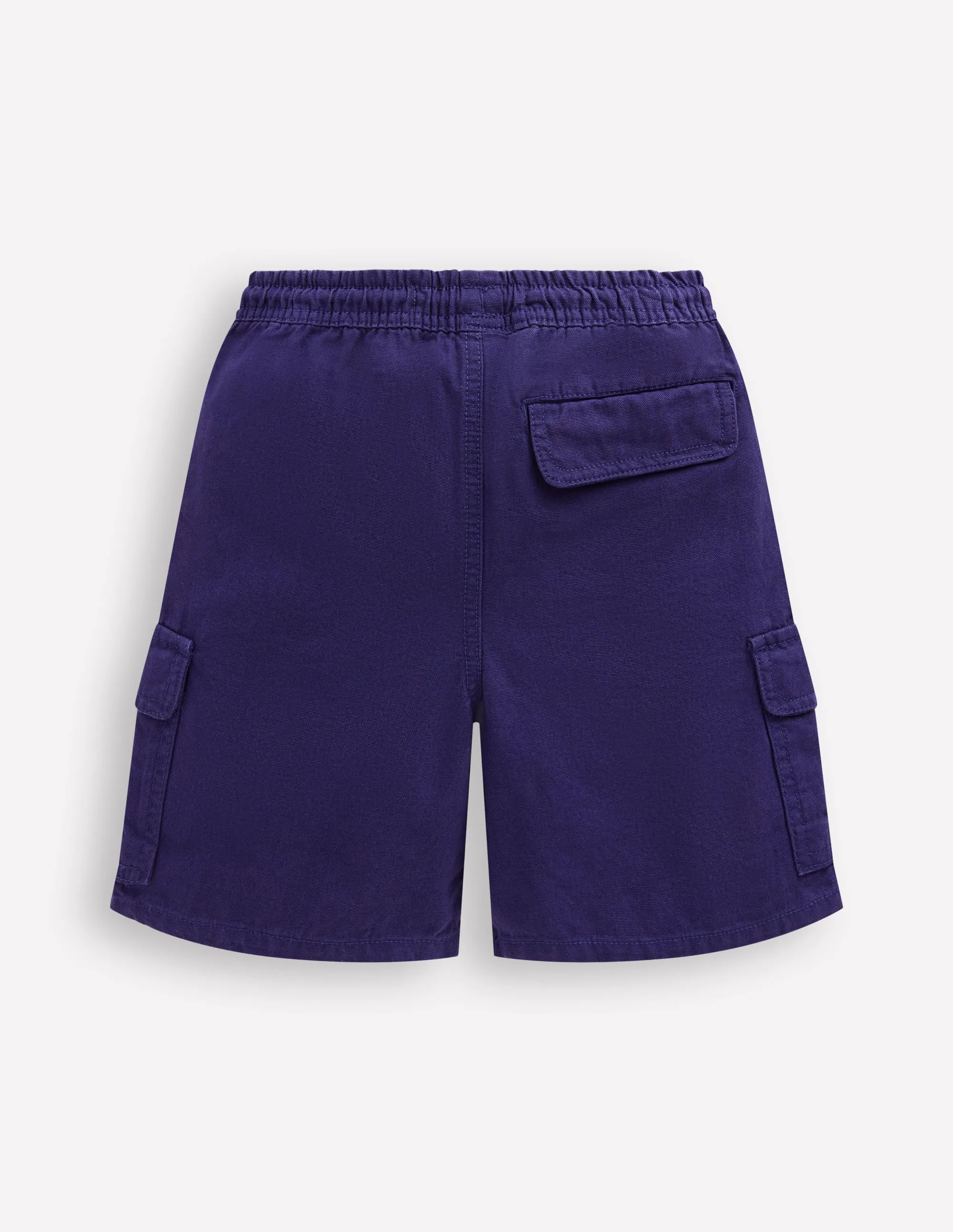 Everyday Cargo Shorts-Starboard Blue UV resistant High Rise Waist