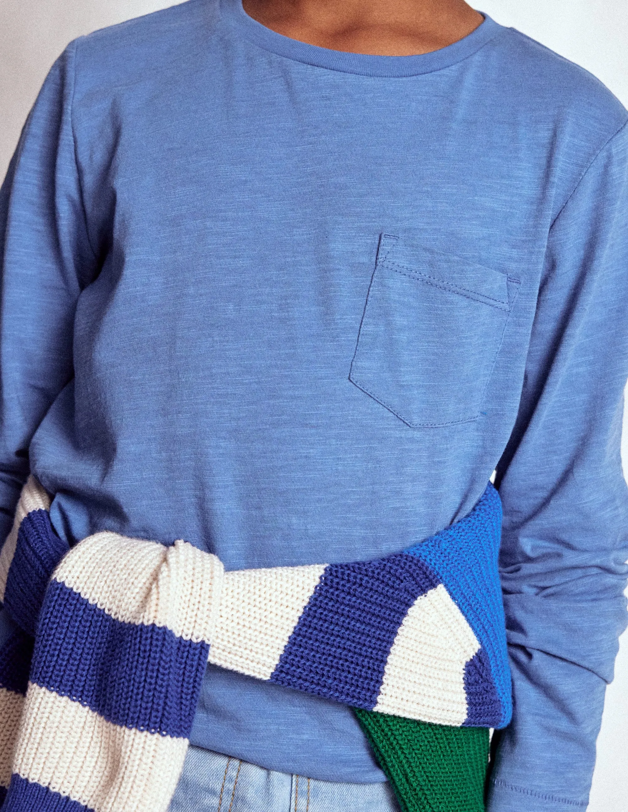 Everyday Long Sleeve T-Shirt-Blue River NonSlip Grip Tape