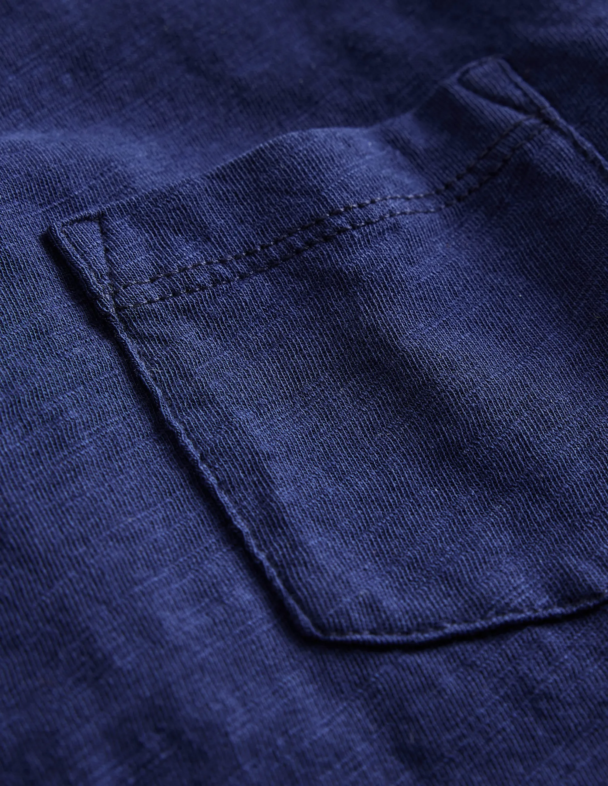 Simple Style Everyday Long Sleeve T-Shirt-College Navy