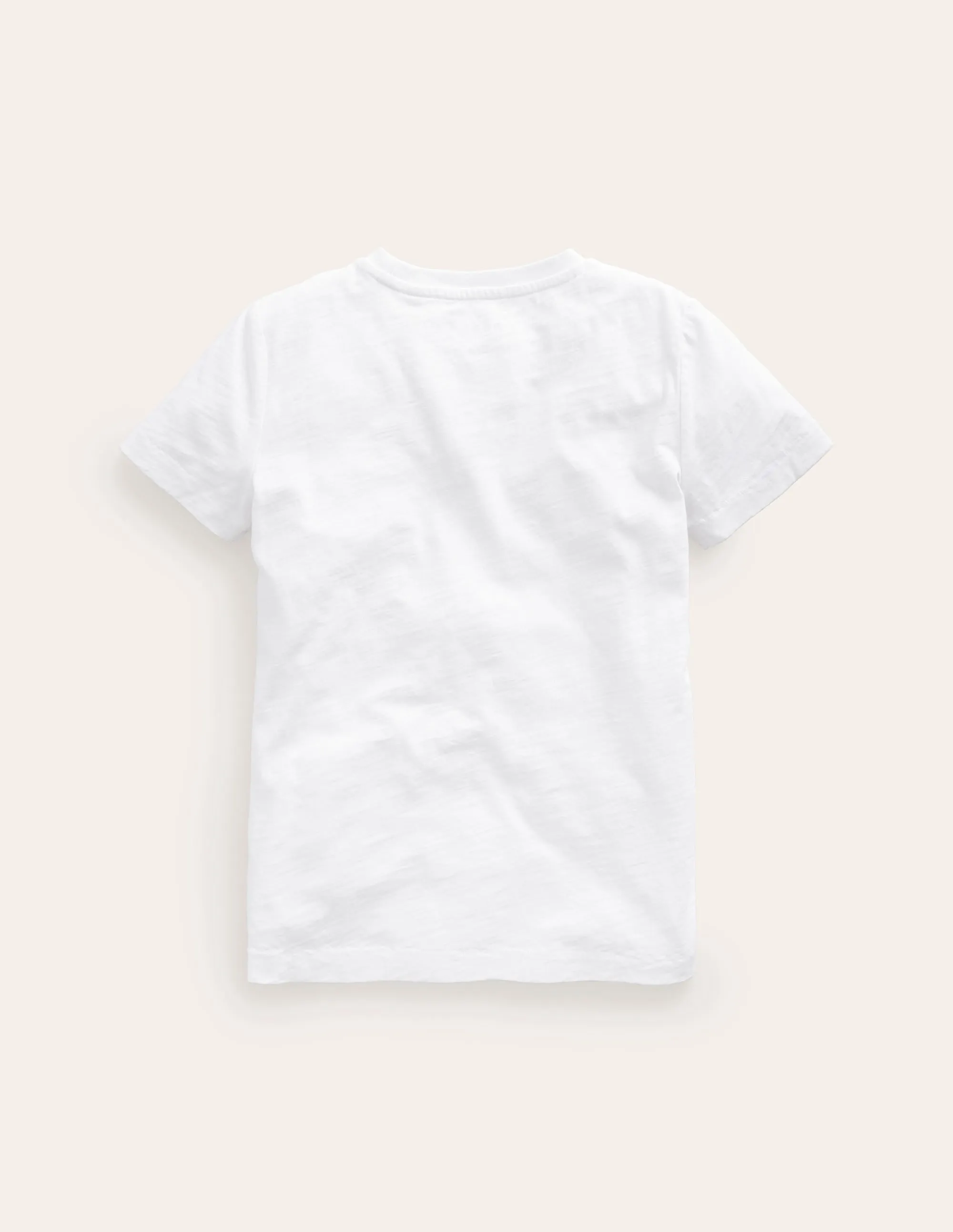 Everyday Short Sleeve T-Shirt-White Basic Sweatshirt EasyCare Fabric