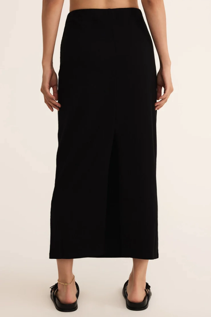 Hemp Blend Gail Midi Skirt by Z Supply