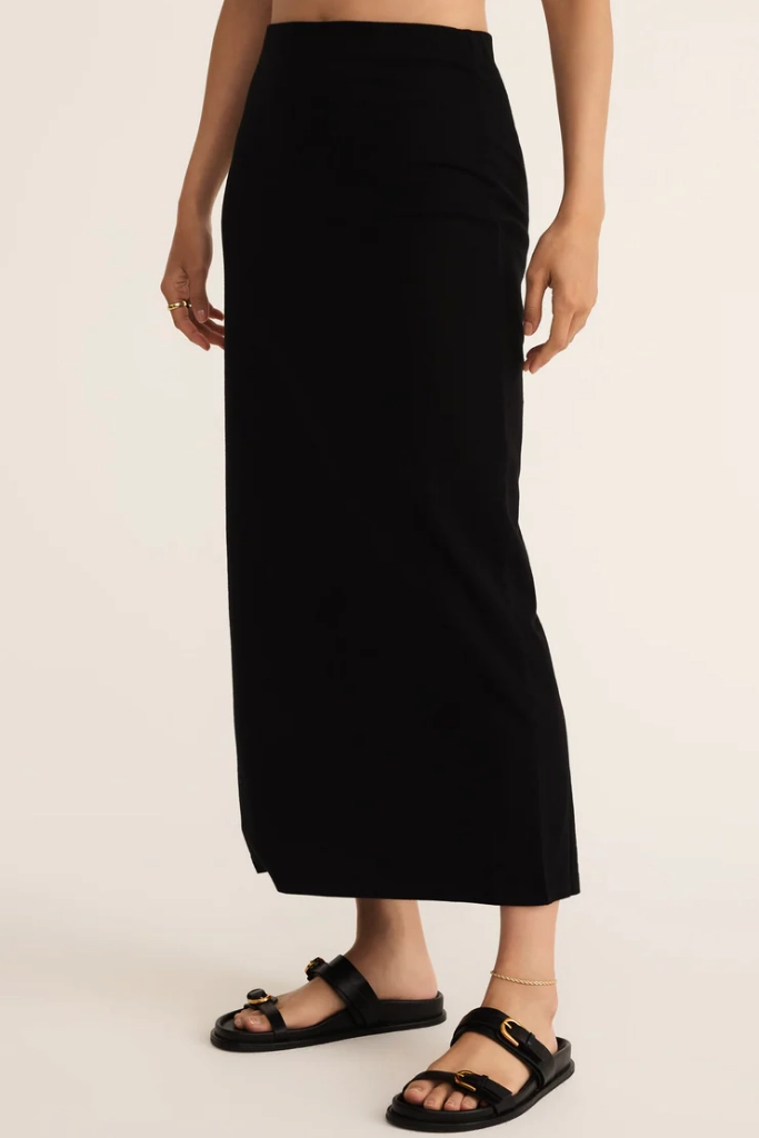 Clean Outfit Everyday Look Gail Midi Skirt by Z Supply