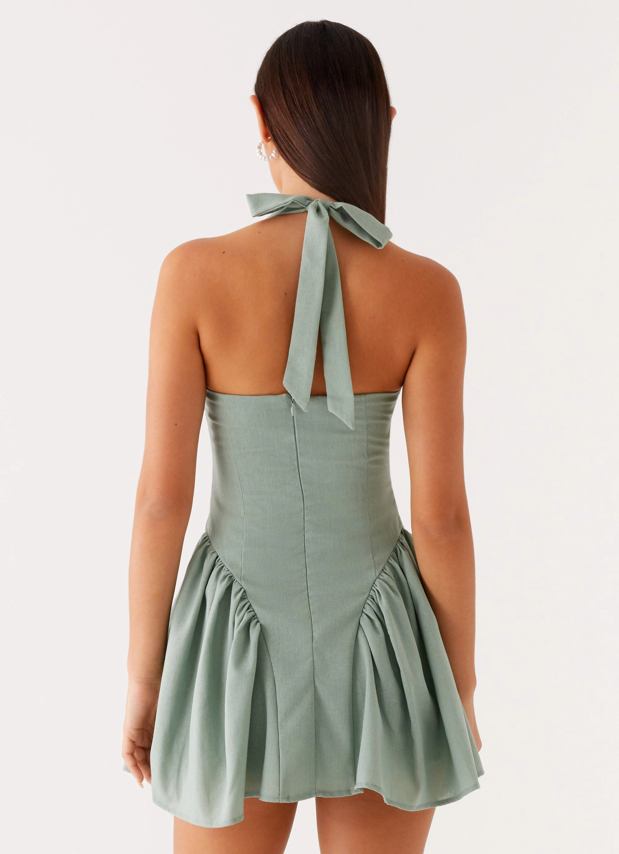 Fable Mini Dress - Sage