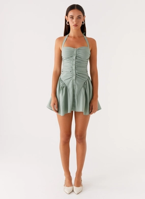 Fable Mini Dress - Sage