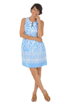 Work Mood Nautilus Sleeveless Cotton Dress