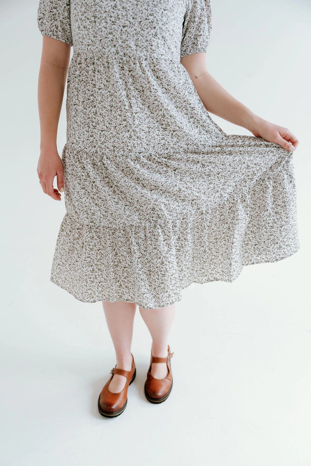 Satin-Edge Feminine fit-and-flare silhouette Austin Dress