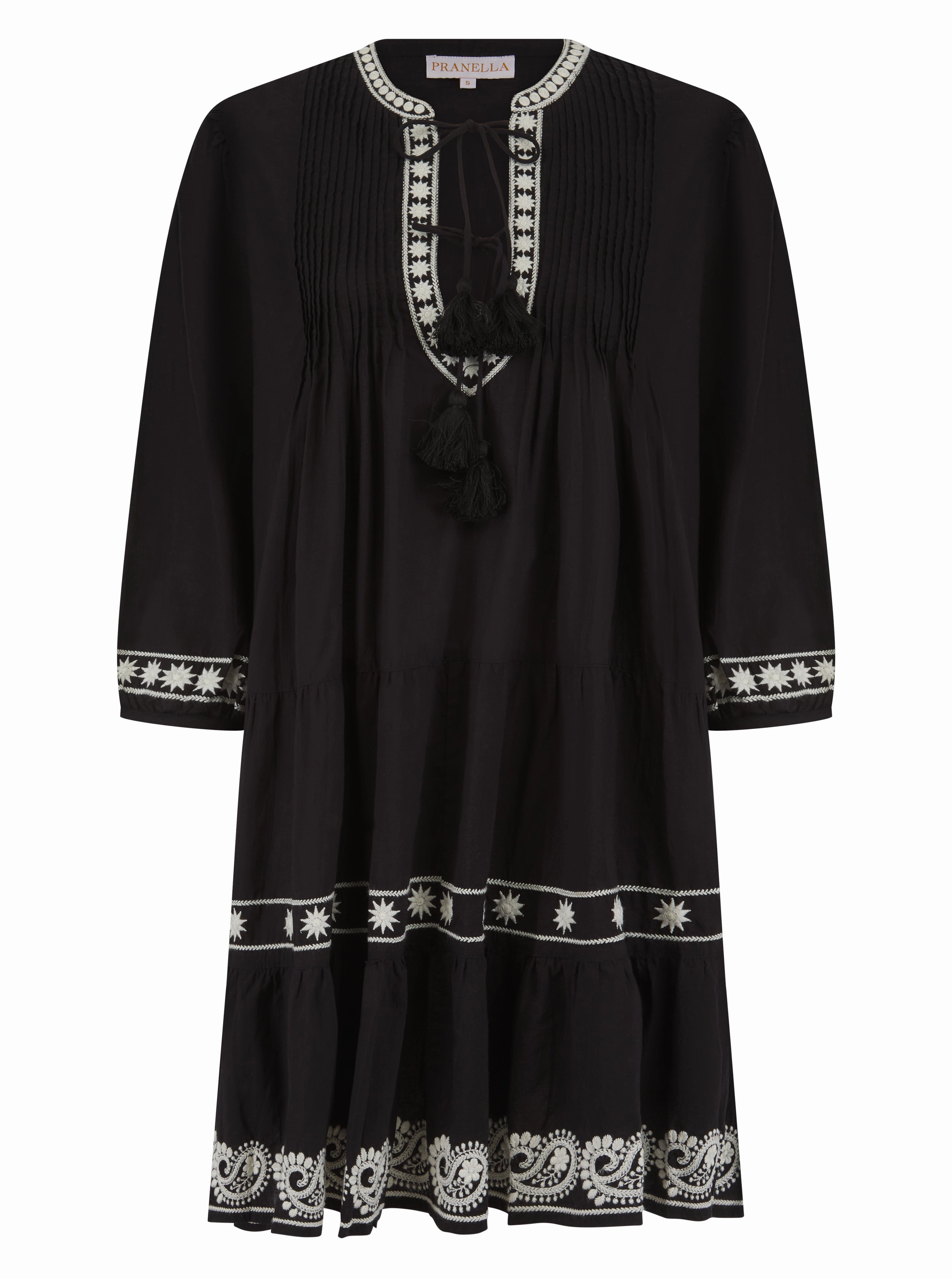 Day Outfit Compact Fit Bonbon Dress Black/Pearl