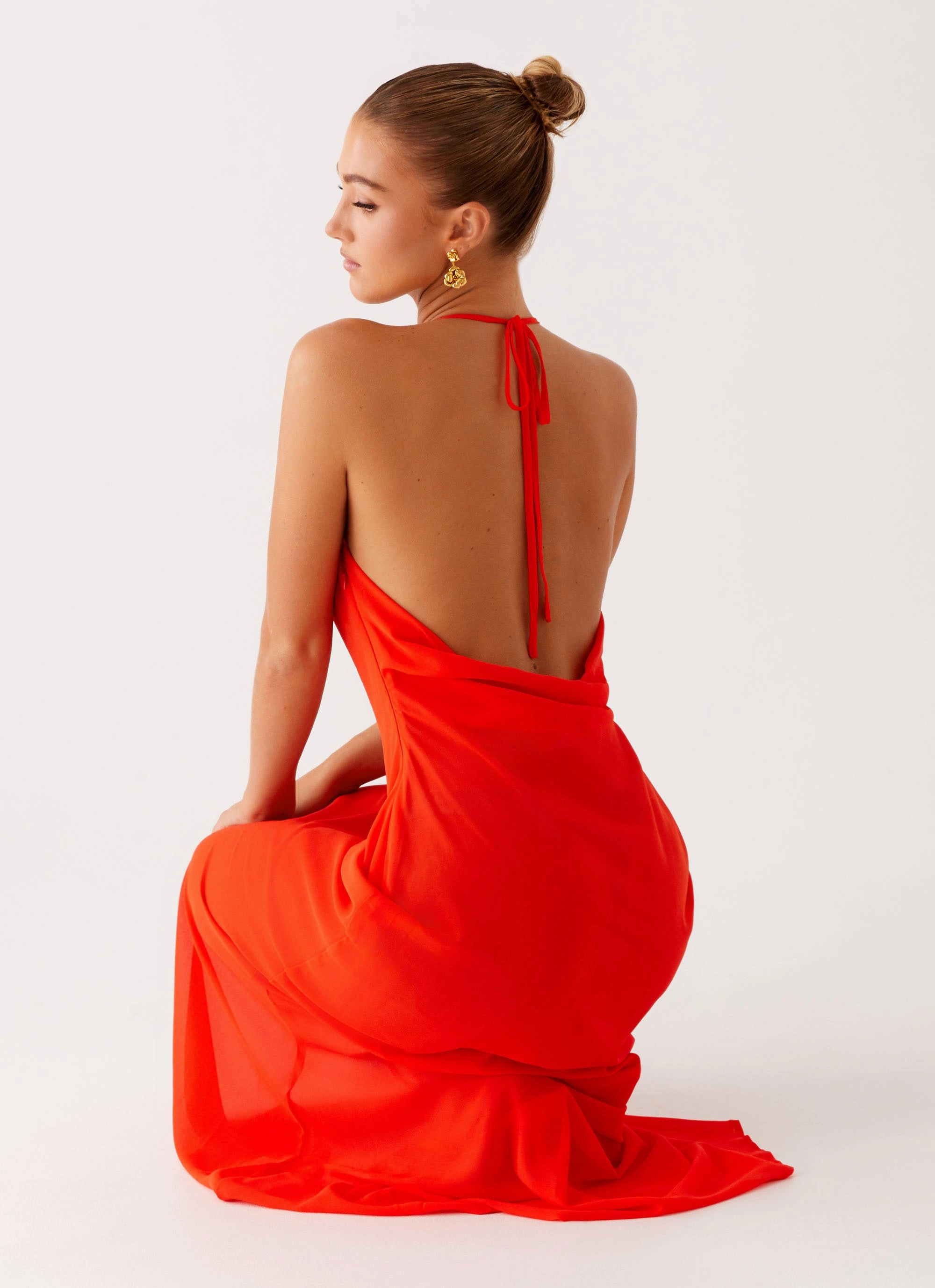 Fantasy Maxi Dress - Orange