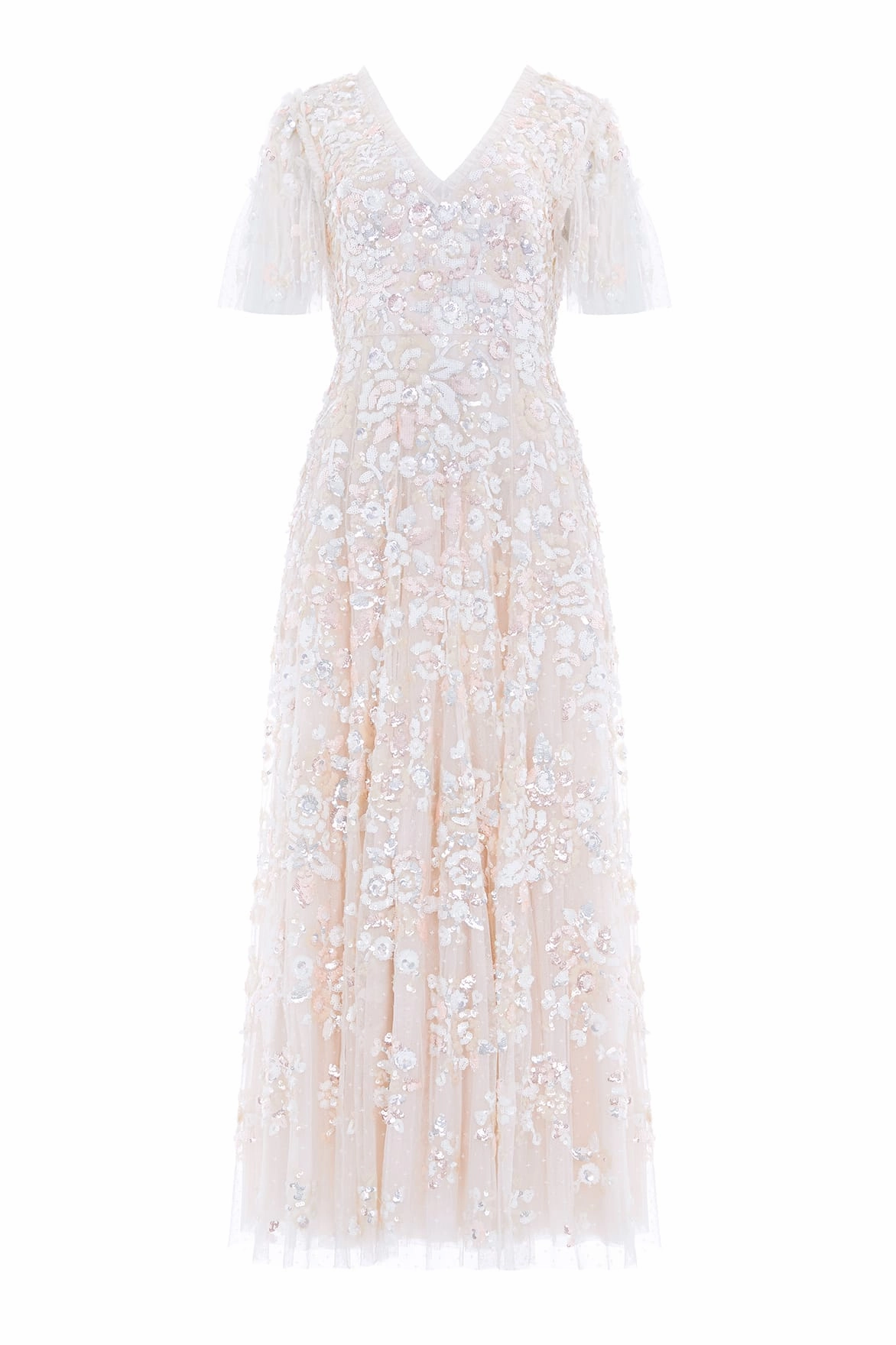 Cozy Wear Sequin Paradise Short Sleeve Gown