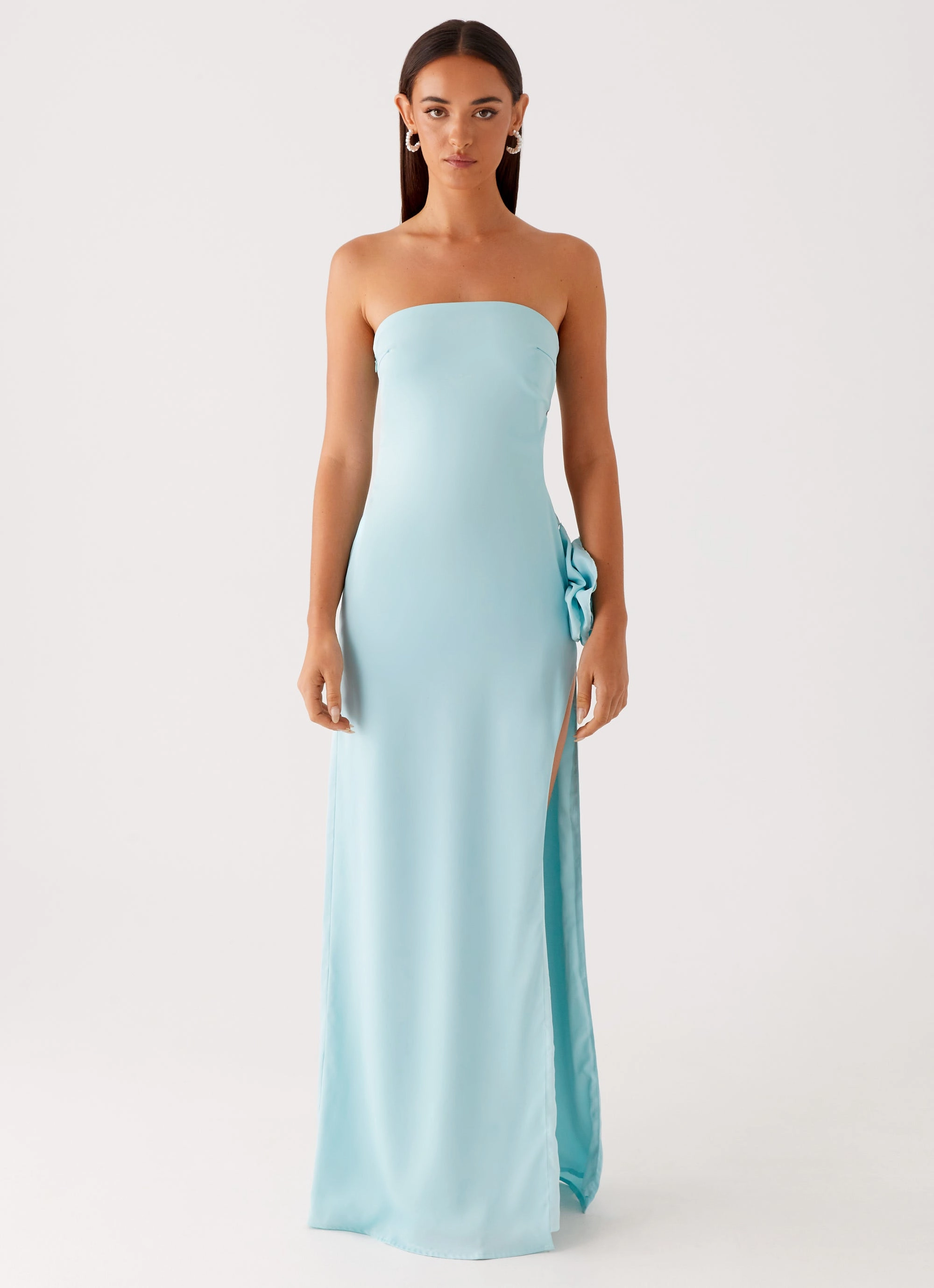Fenway Strapless Maxi Dress - Mint