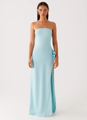 Fenway Strapless Maxi Dress - Mint