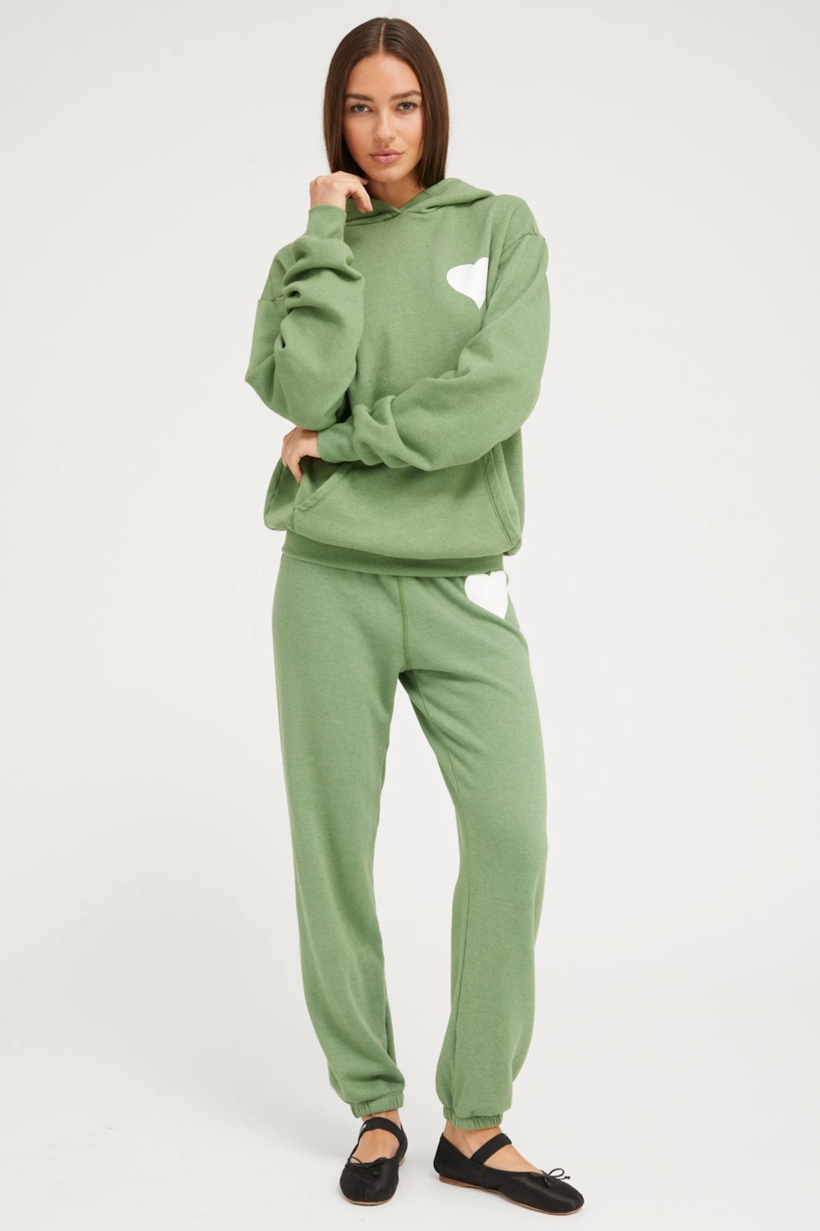 SheerLayering Fern Heart Hoodie