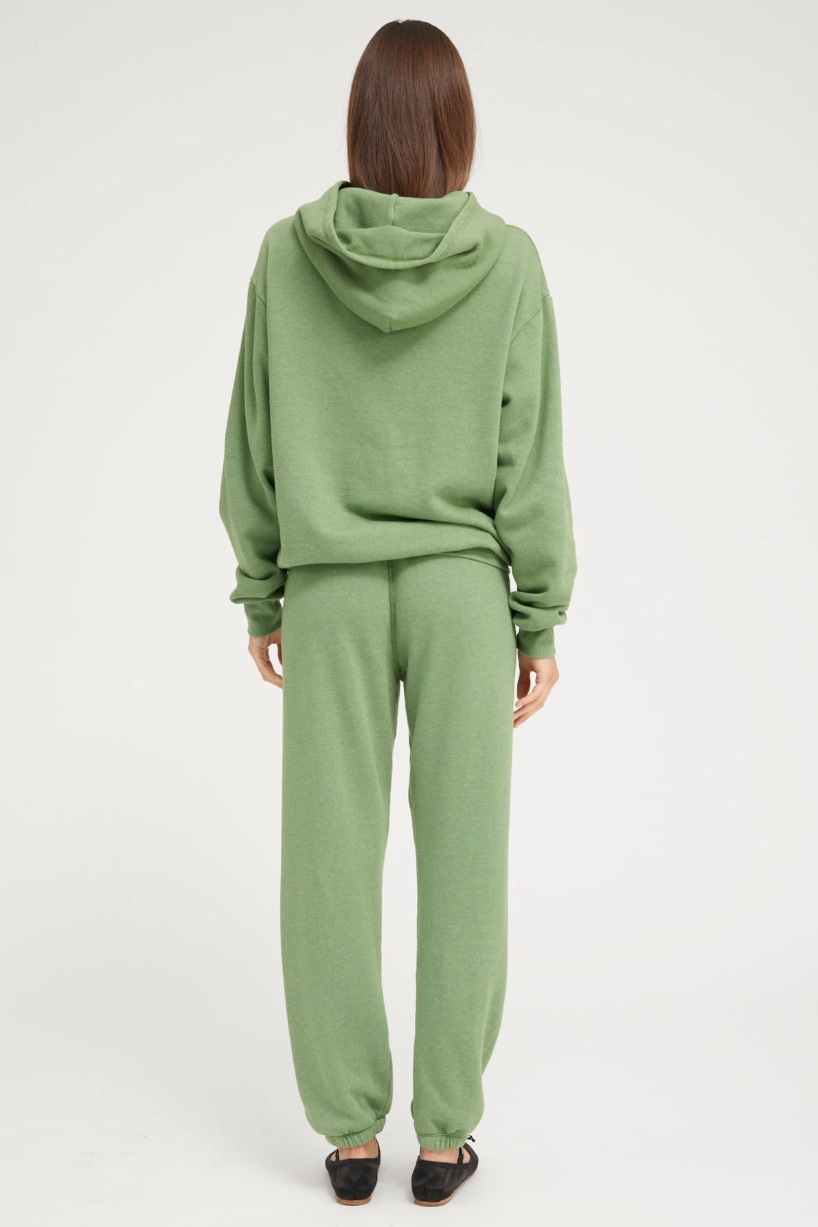 Reflective Logo Detail Fern Heart Hoodie