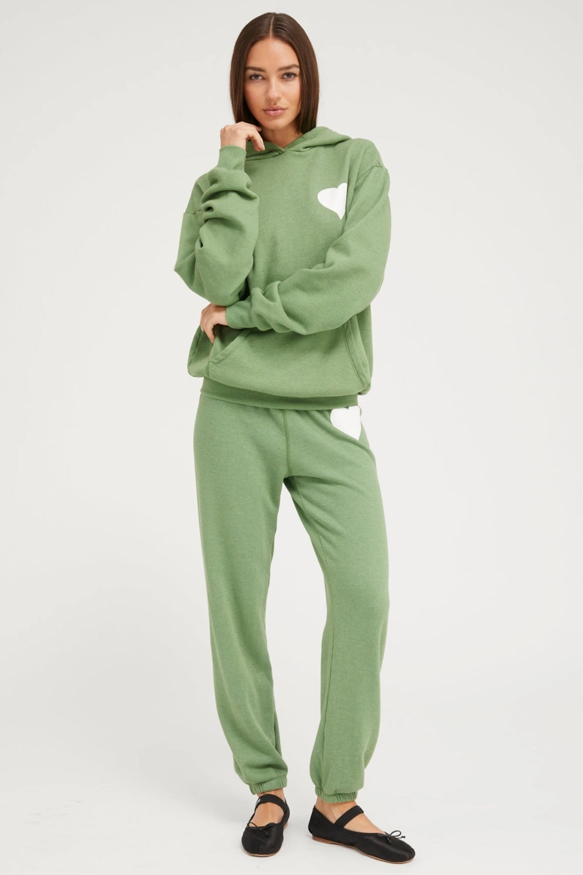 Warm Hoodie Fern Heart Hoodie