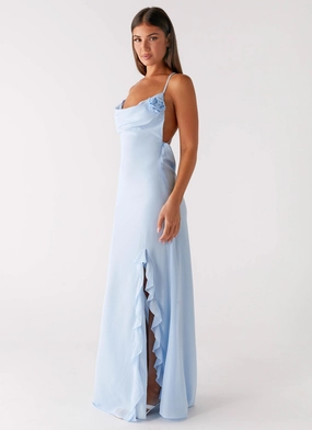 First Class Maxi Dress - Blue