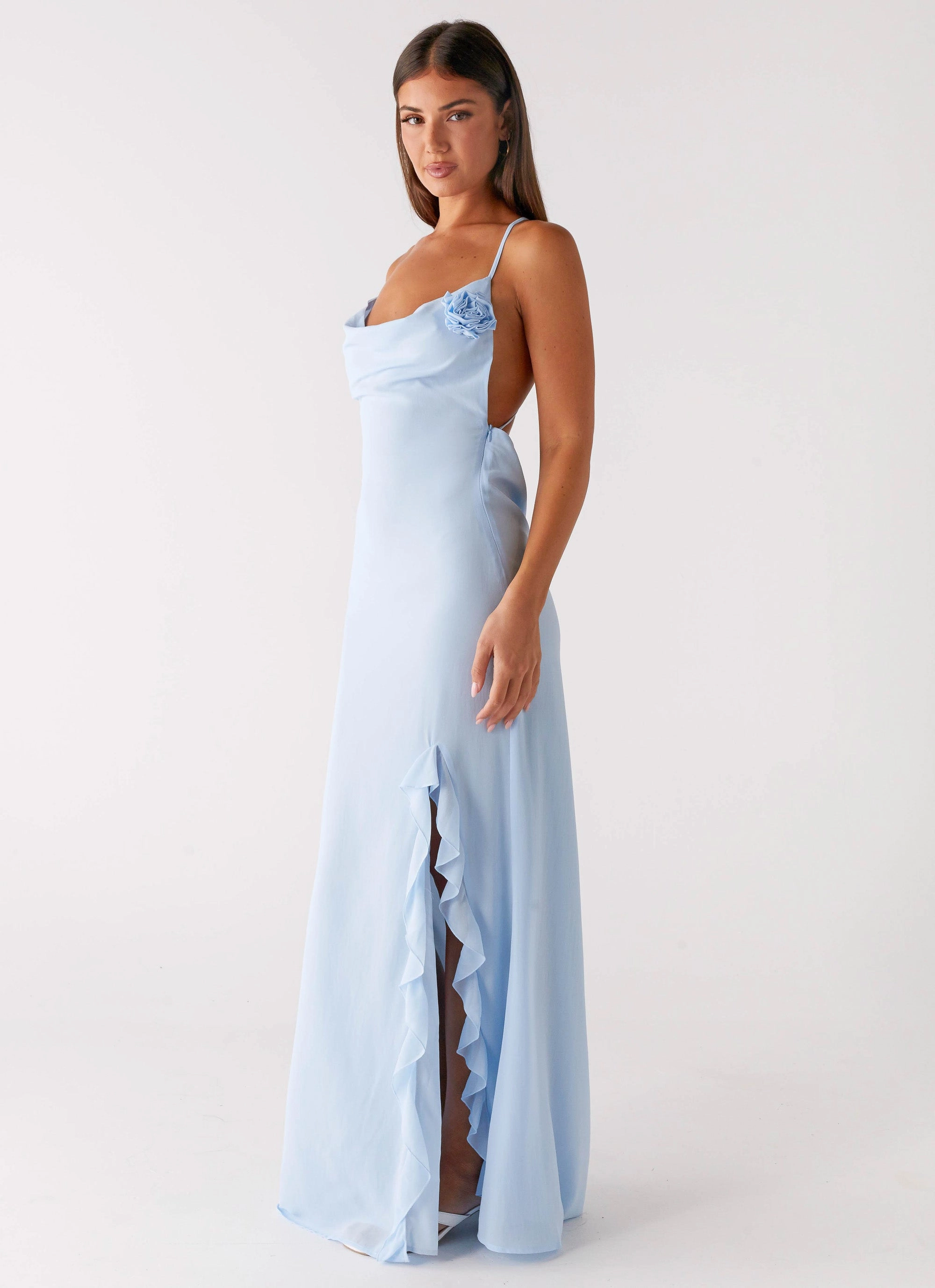 First Class Maxi Dress - Blue
