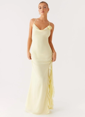 First Class Maxi Dress - Yellow