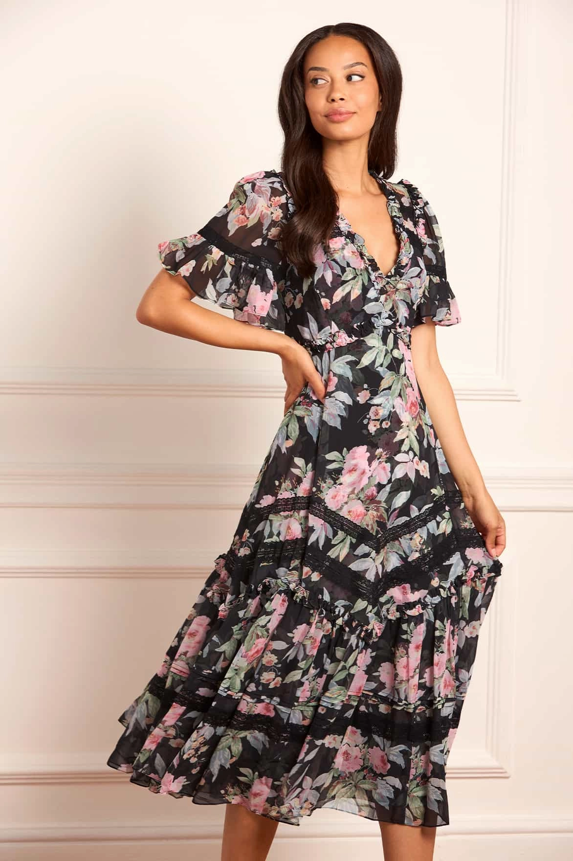 Paradise Garden Sonata Georgette Ballerina Dress Romantic Style