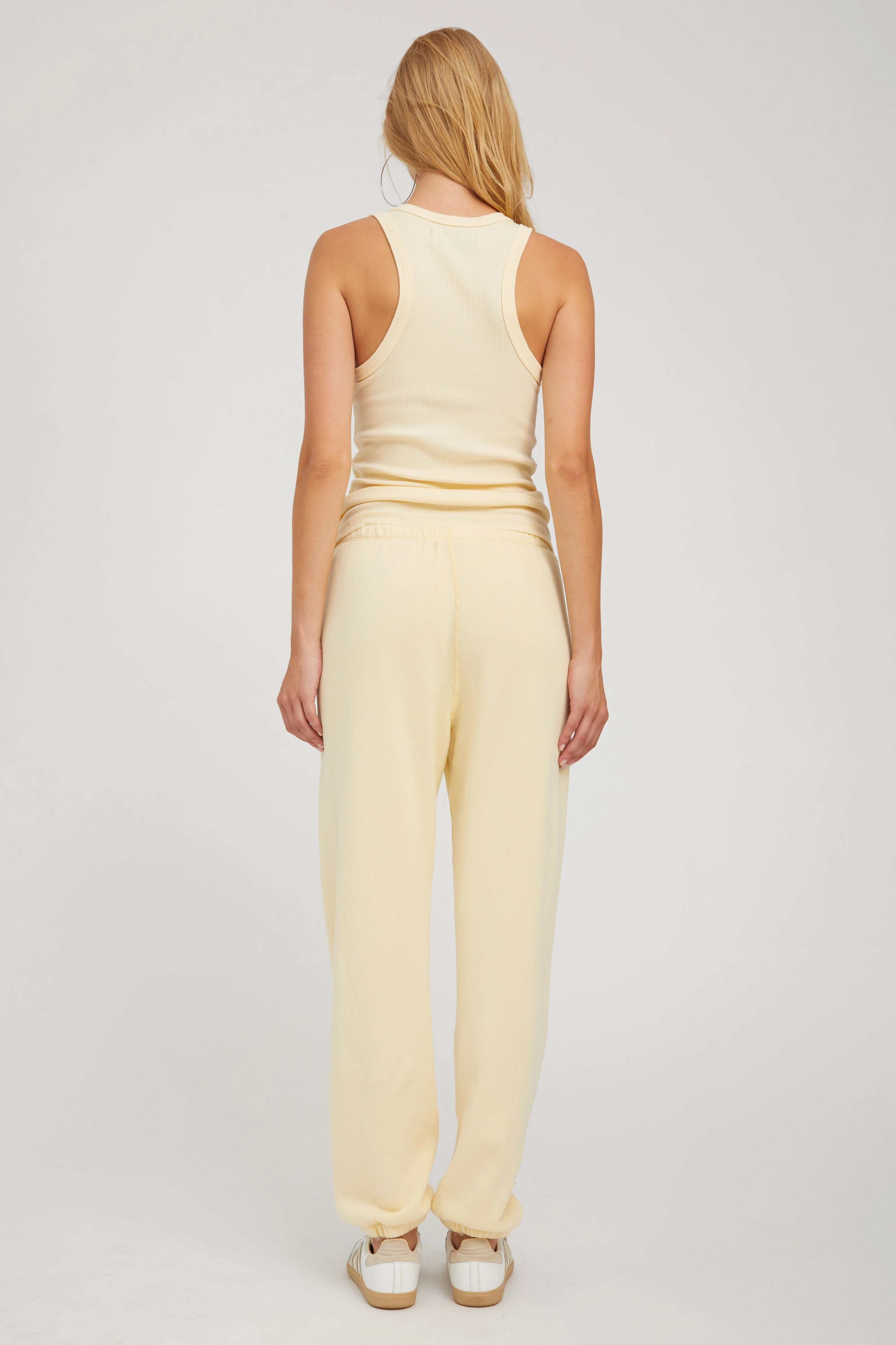 Butter Heart Sweatpants DoubleLayered RelaxedNeckline