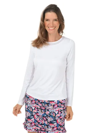 Mesh Scoop Neck UPF50 Sun Shirt LatticeKnit