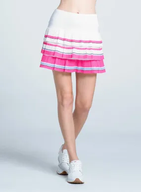 Tournament Pleated Skirt-15.5" Flex Fit Design Cooling Fabric