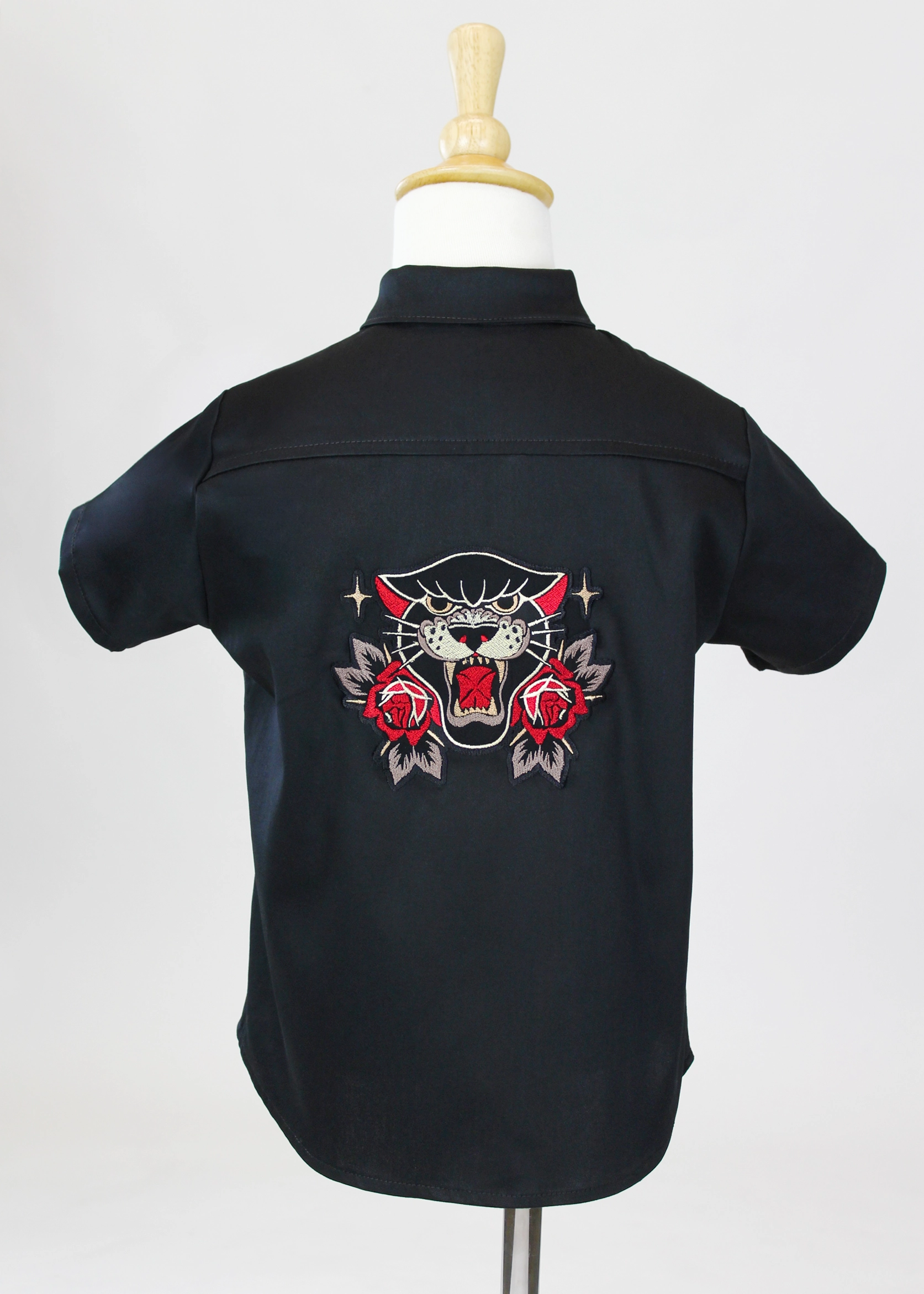 Embroidered Panther Boy Top #LBET-P Airflow Optimized Weave