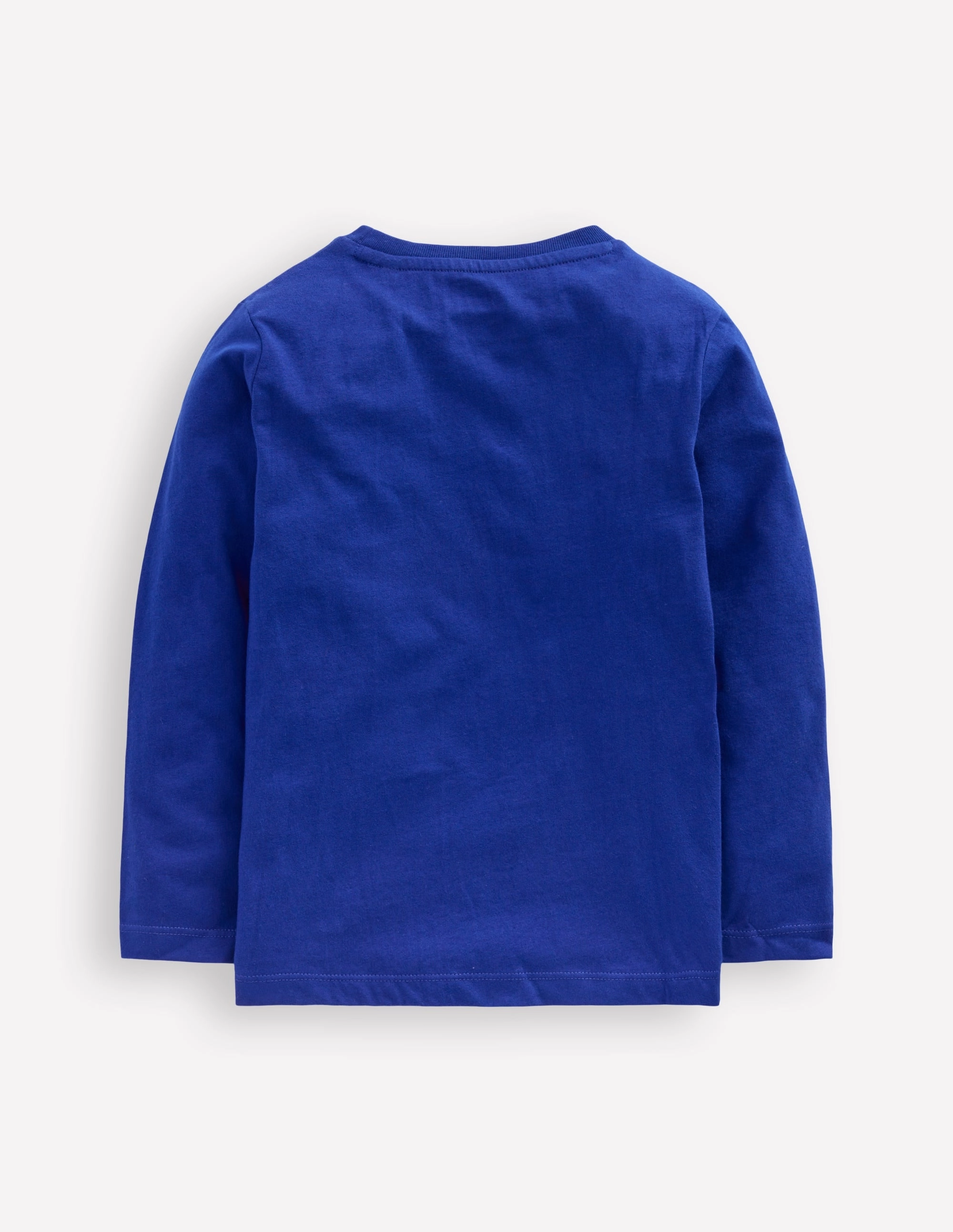 Longsleeve Superstitch T-shirt-Sapphire Blue Mammoth LaserCut Edges WaterResistant