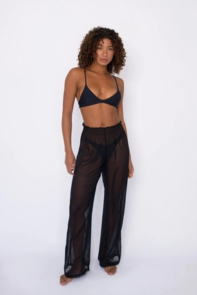 Jade Pants Chiffon - Black Anti Pilling Surface Premium Quality