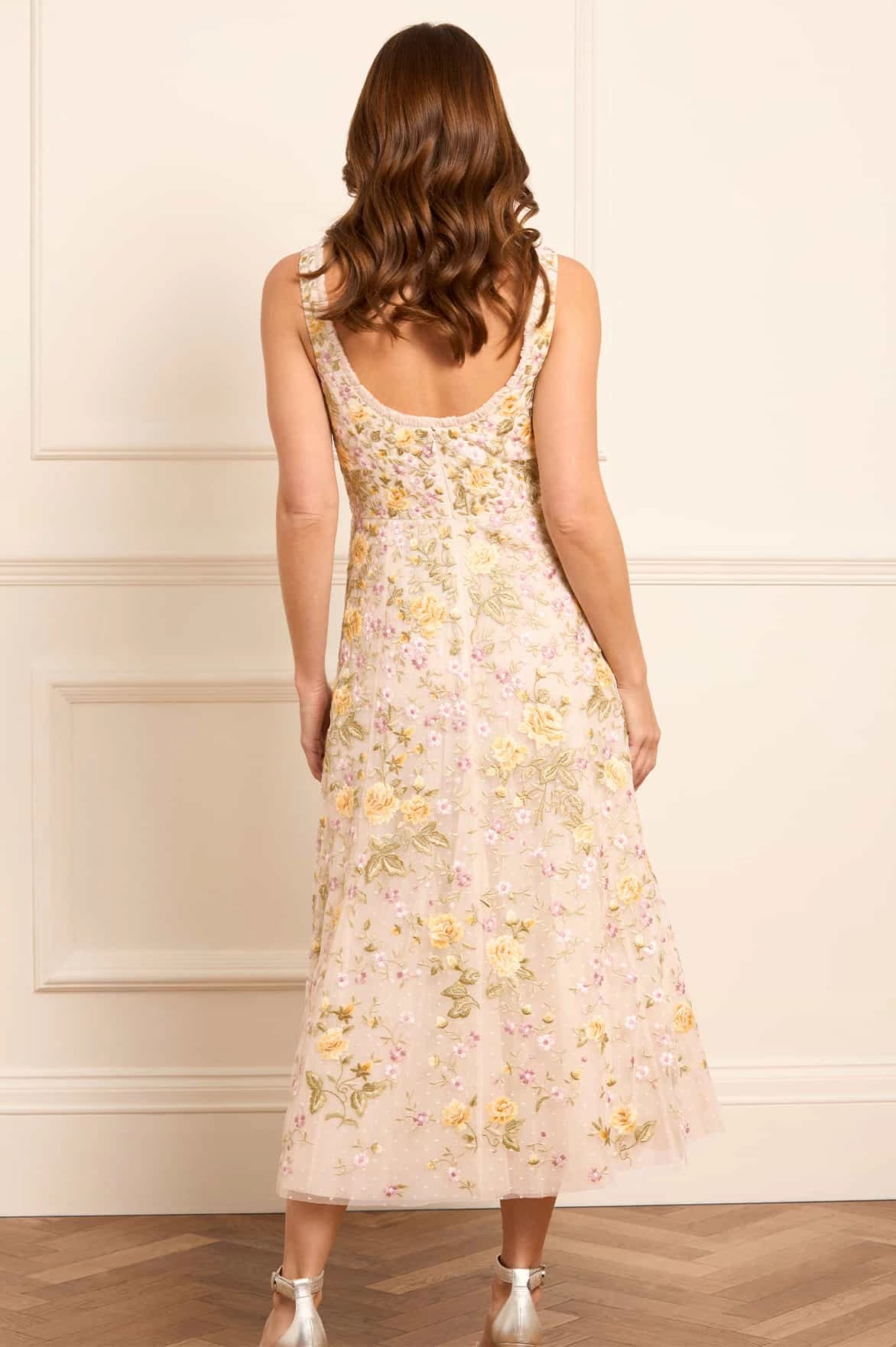 Playful Twist Florine Scoop Neck Ballerina Dress