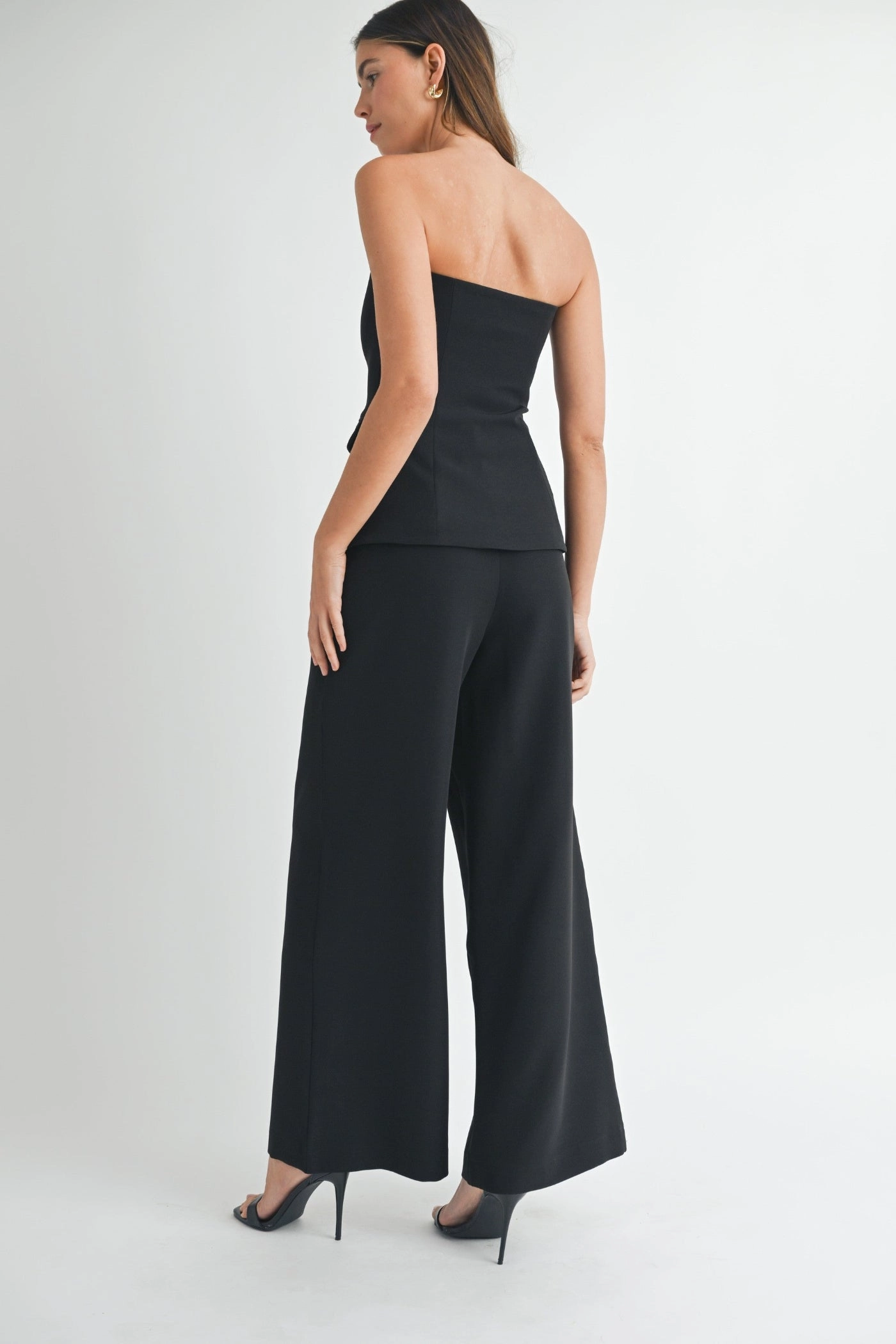 FRAN CREPE TAILORED TROUSERS Chafe-Free Fit