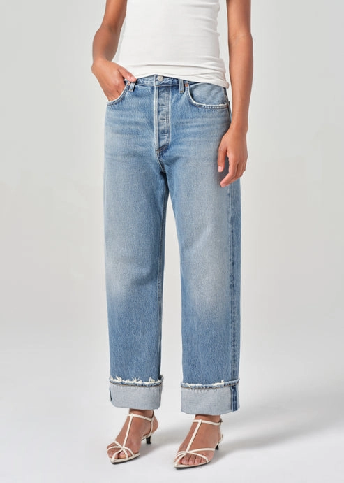 Fran Low Slung Straight in Reign Work Meeting Relaxed Style Luxury Minimalist