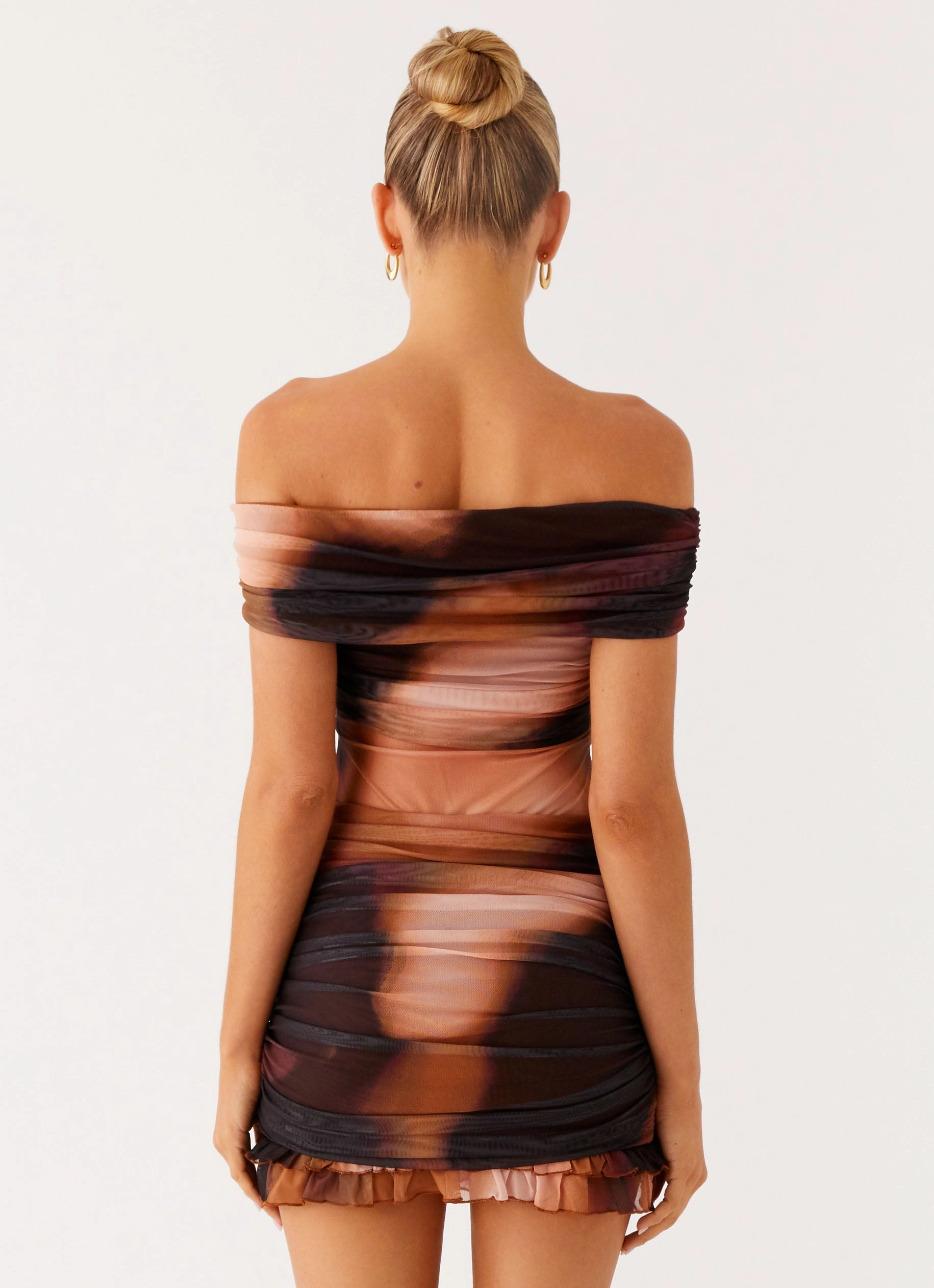 Frances Mini Dress - Black Gradient