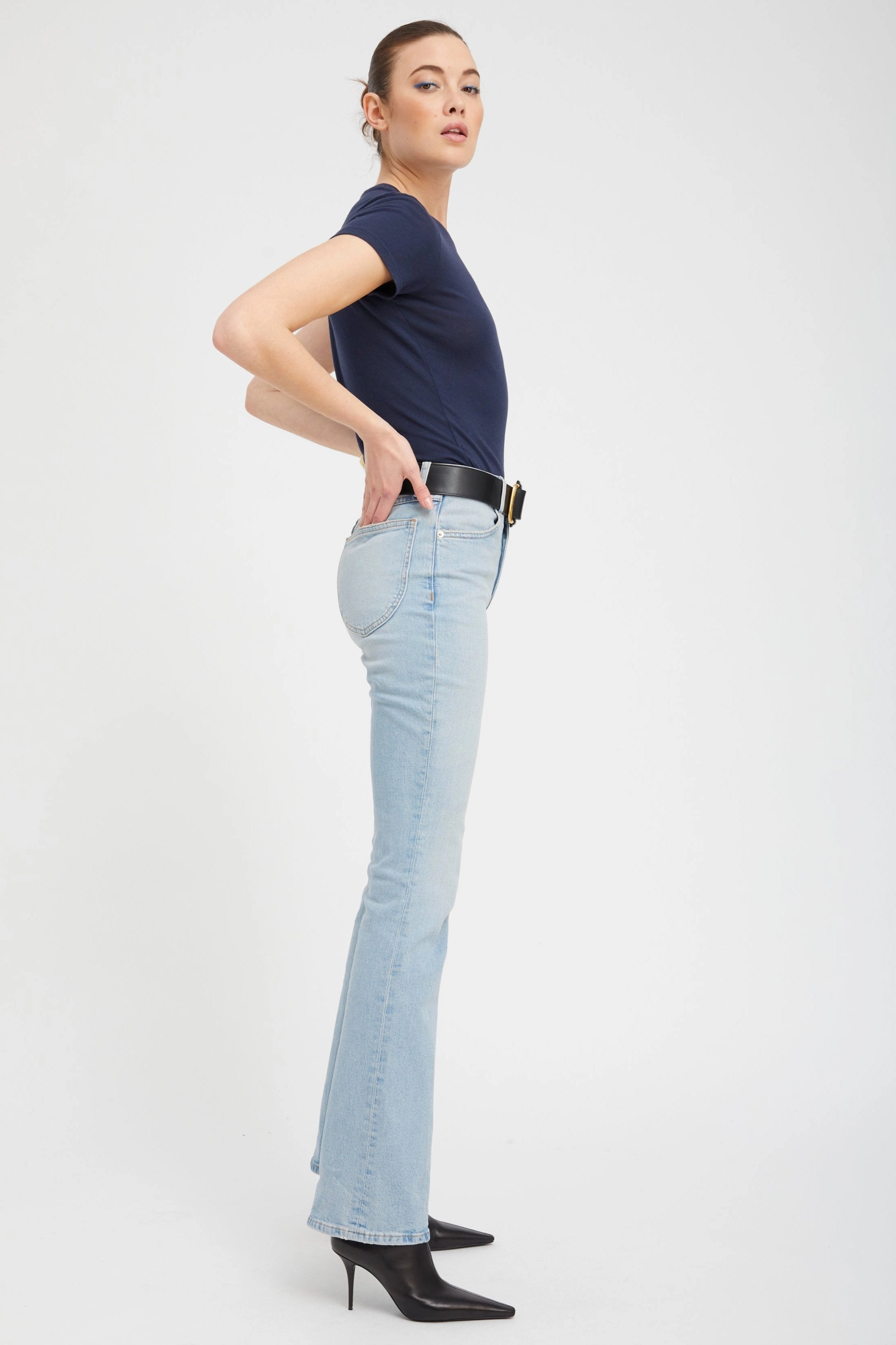 Franoise Micro Flare Denim Chilly Weather Fit