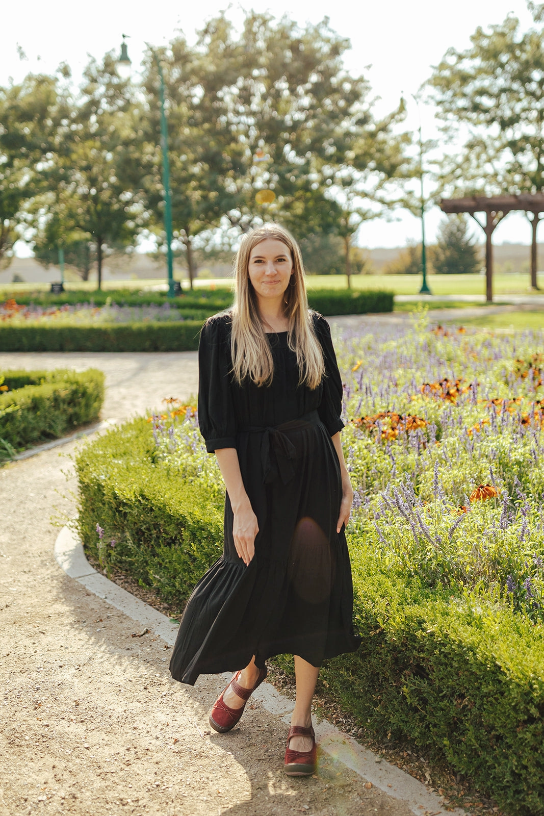 Ellis Dress Lace-Sleeve