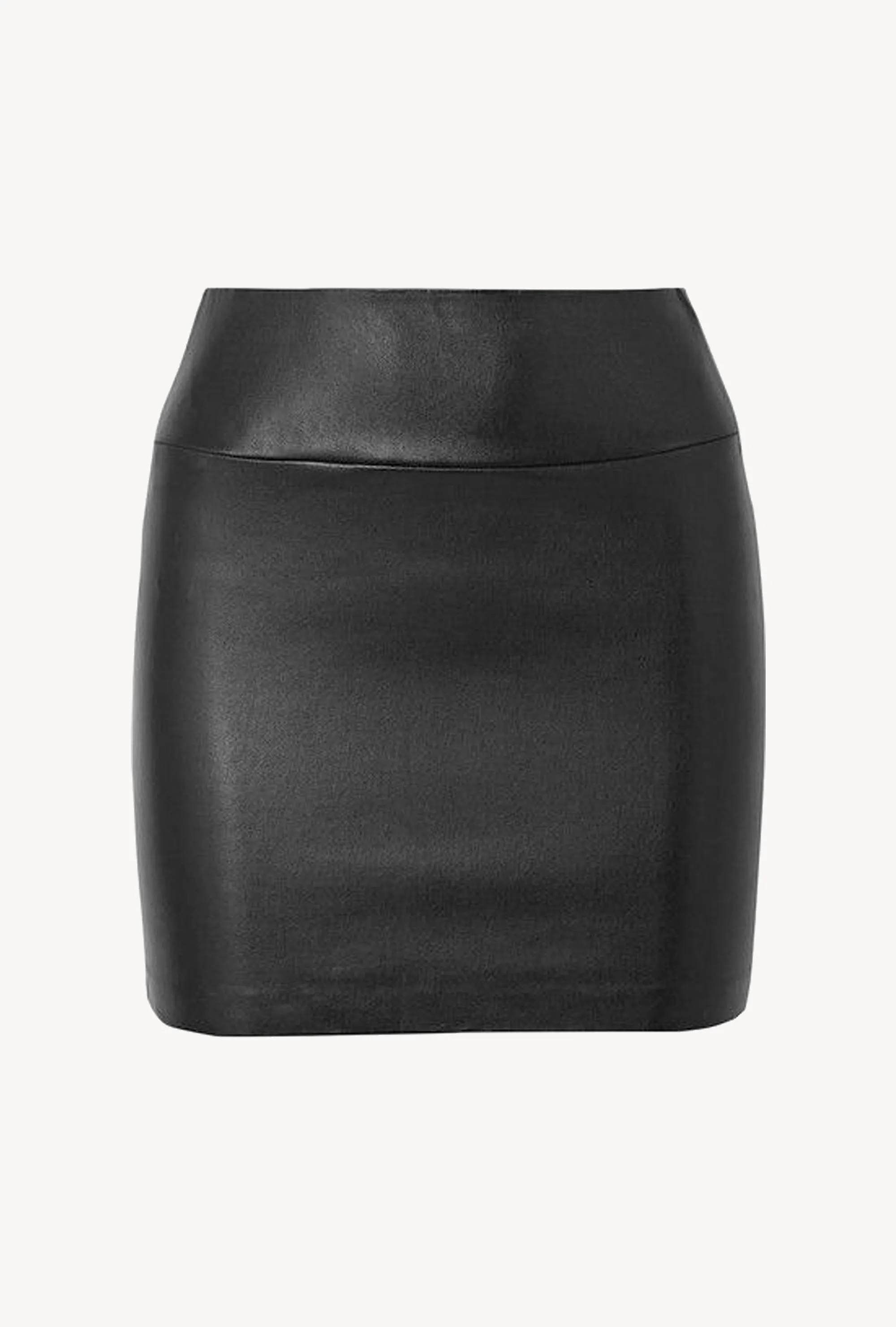 music concert Black Leather Mini Skirt