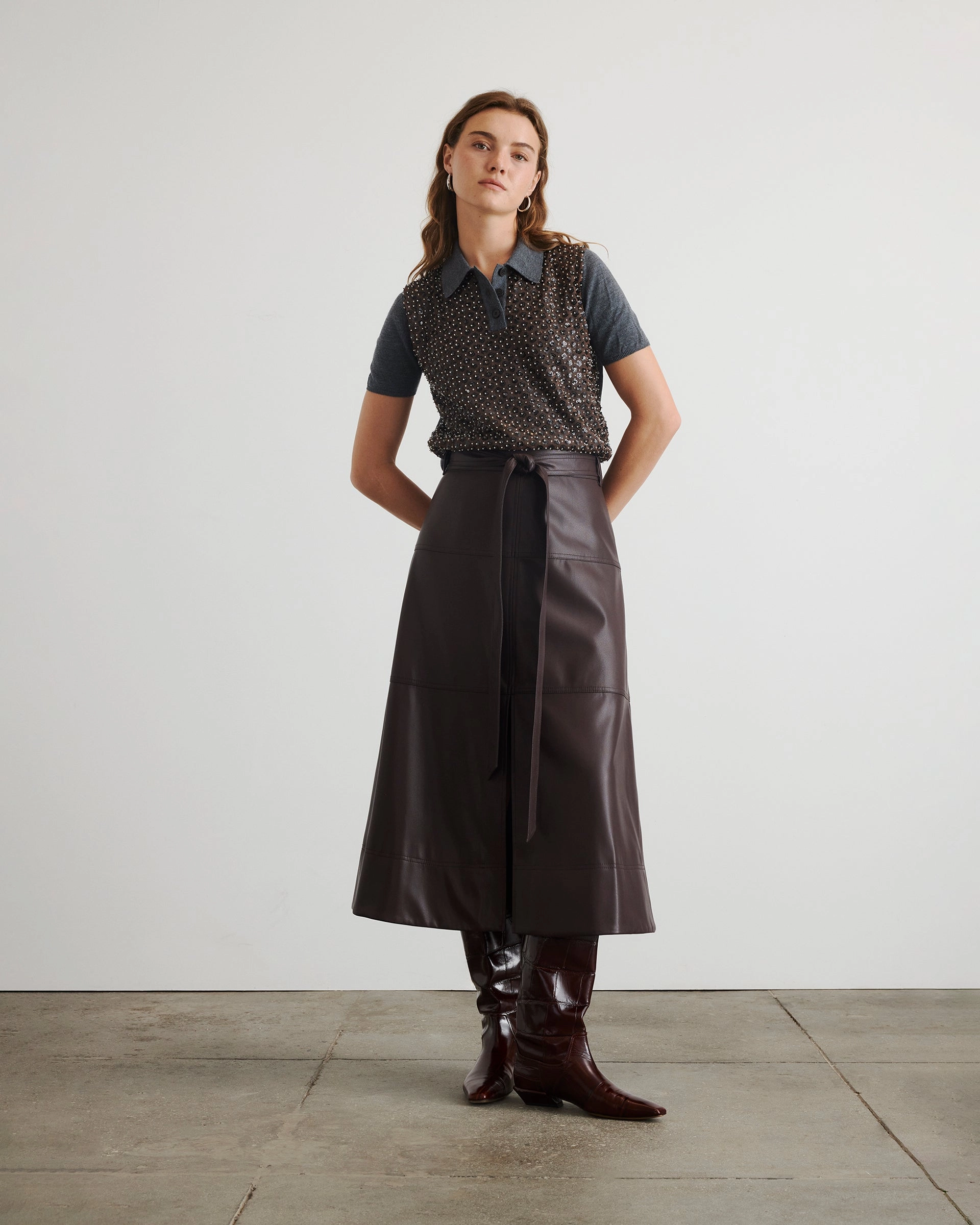 clean look Adaptable Fit Hudley Skirt