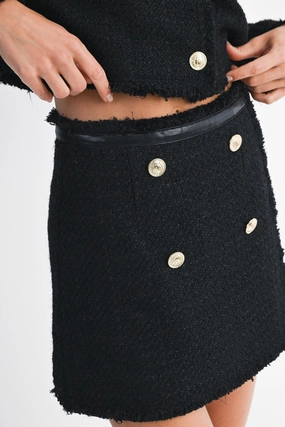 Pocket Design BLAIR TWEED MINI SKIRT