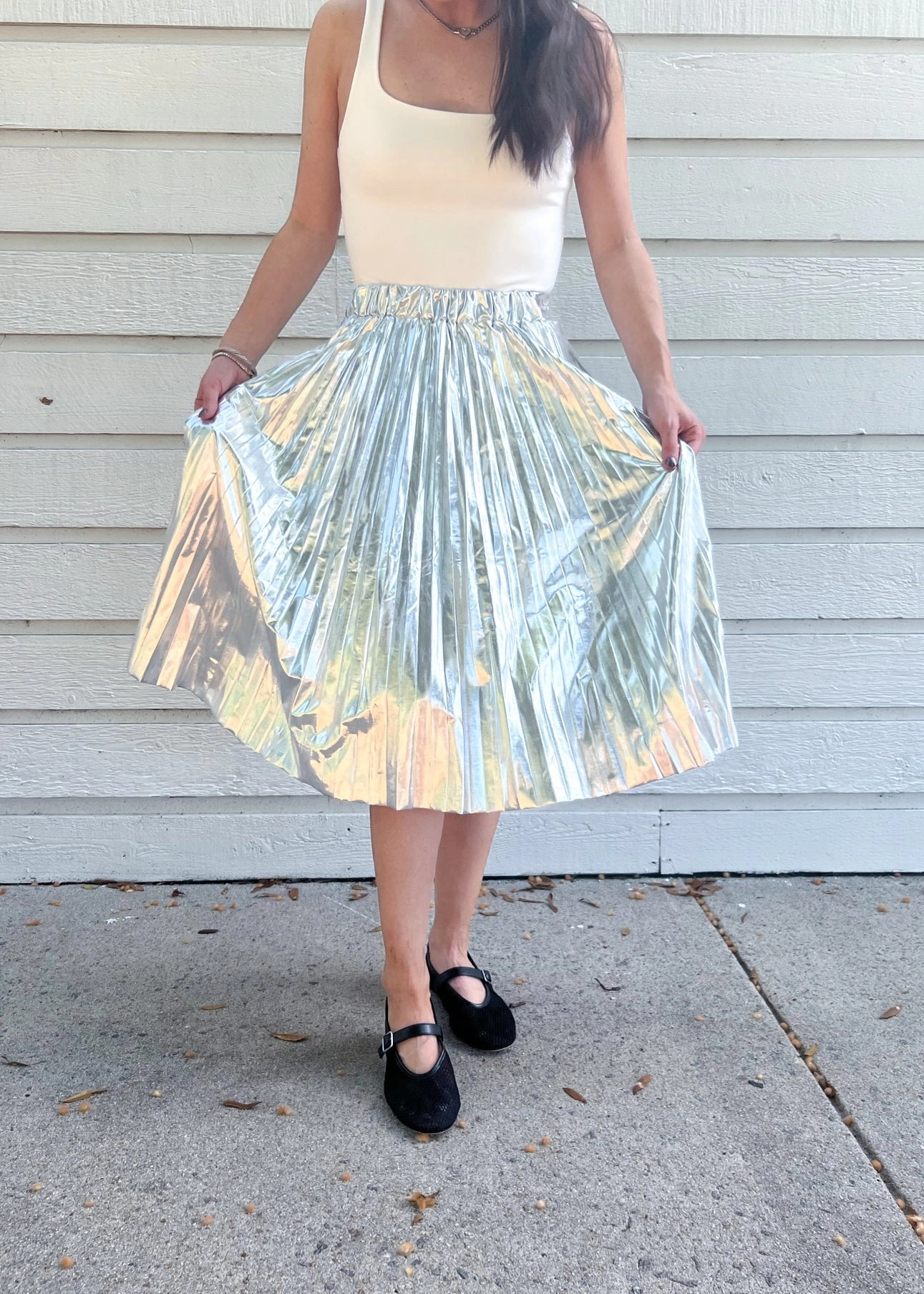 DELILAH MIDI SKIRT Everyday Vibe Outfit Game