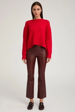 Pinot Leather Ankle Flare For Kids Yoga Class Reinforced Knees