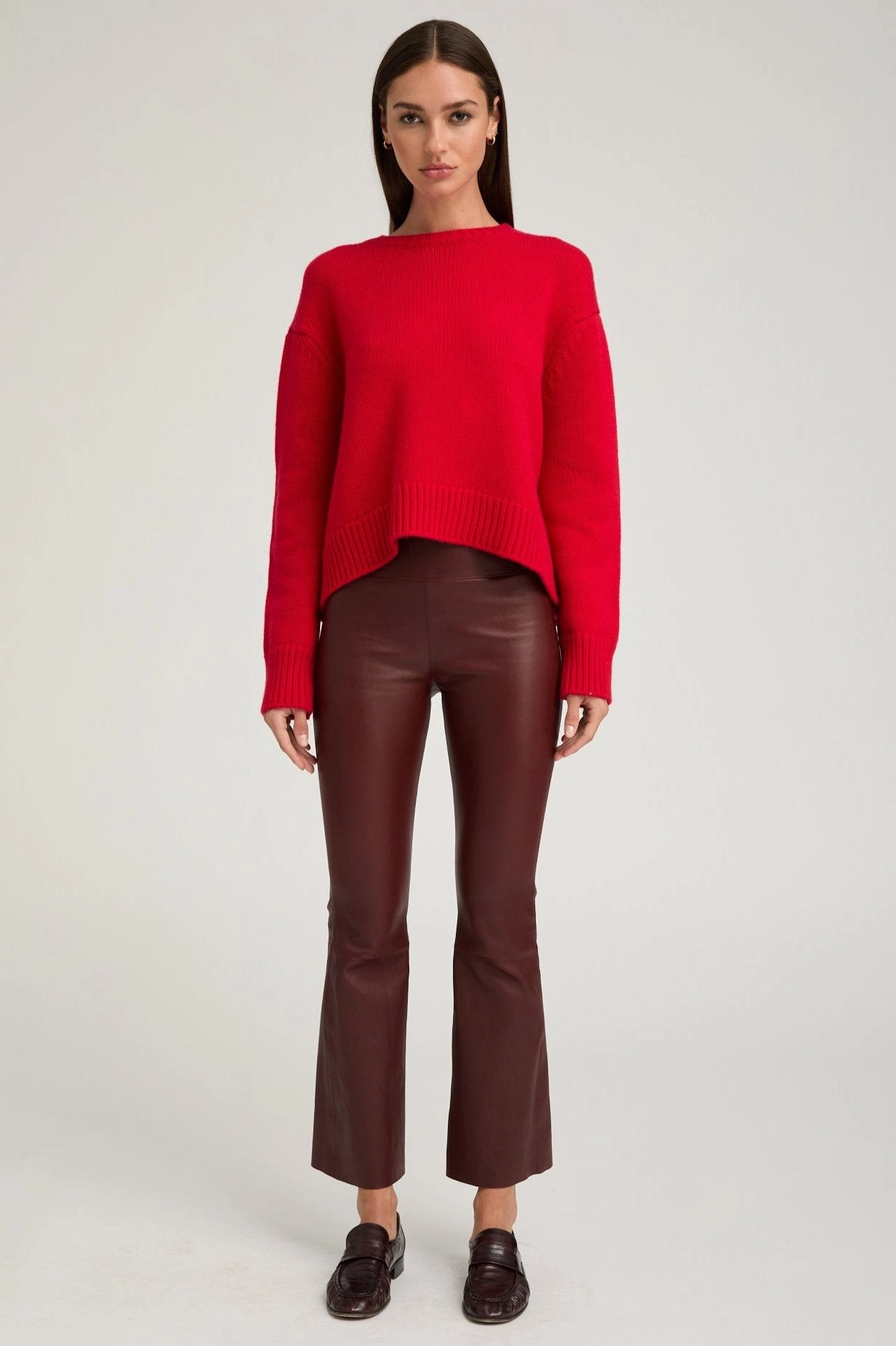 Pinot Leather Ankle Flare For Kids Yoga Class Reinforced Knees