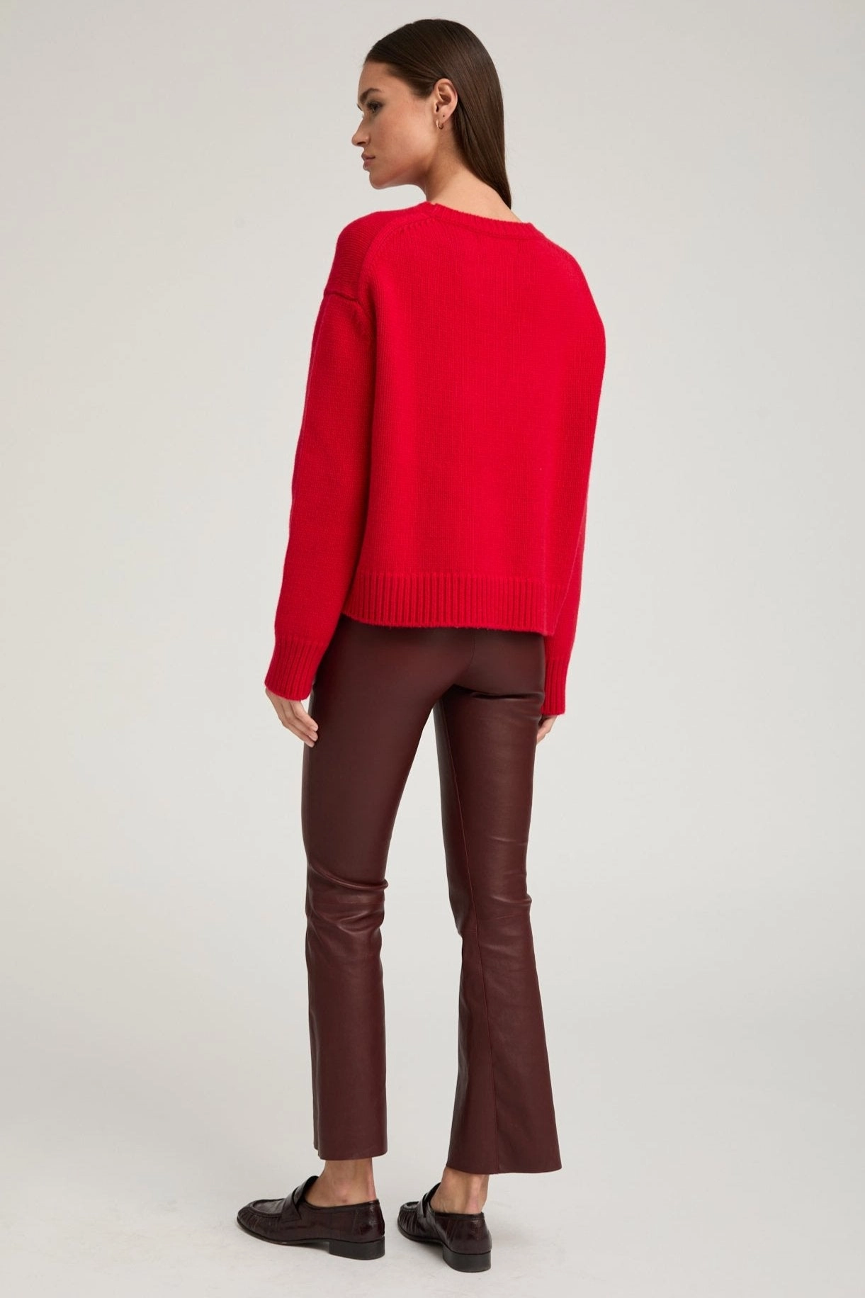 Pinot Leather Ankle Flare Slim Fit Home Lounge