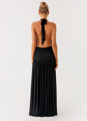 Full Attention Maxi Dress - Black