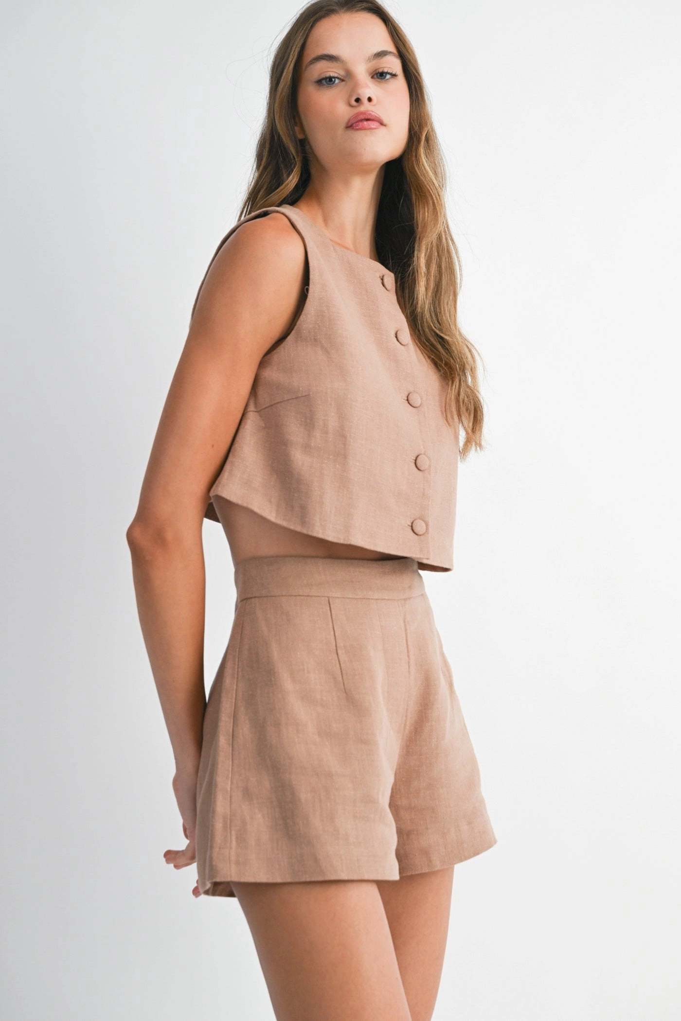 MARRISA TAILORED SHORTS Stretch Fit