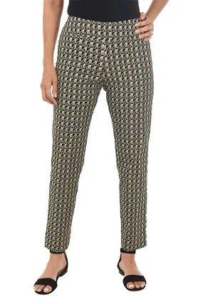 Gold Chains Pull-On Ankle Pant Versatile Wearable