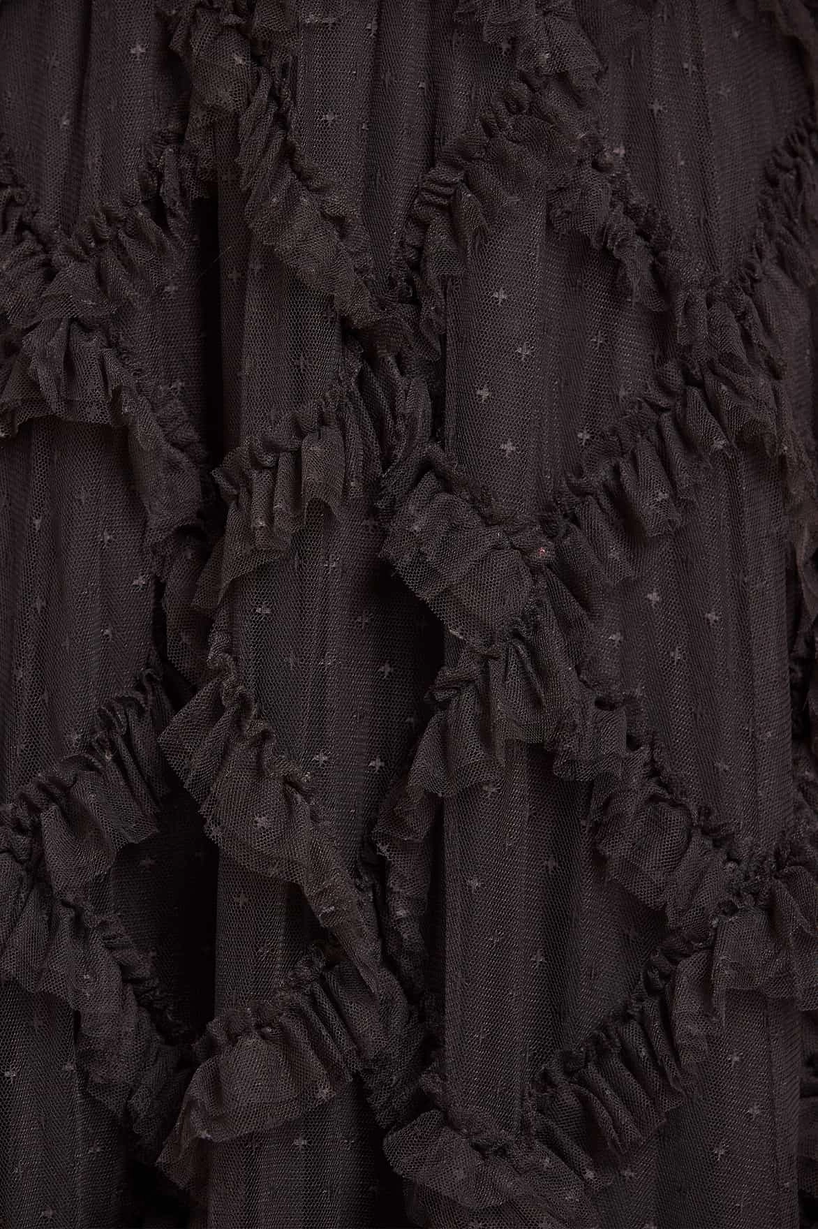 relaxed shape Genevieve Ruffle Gown